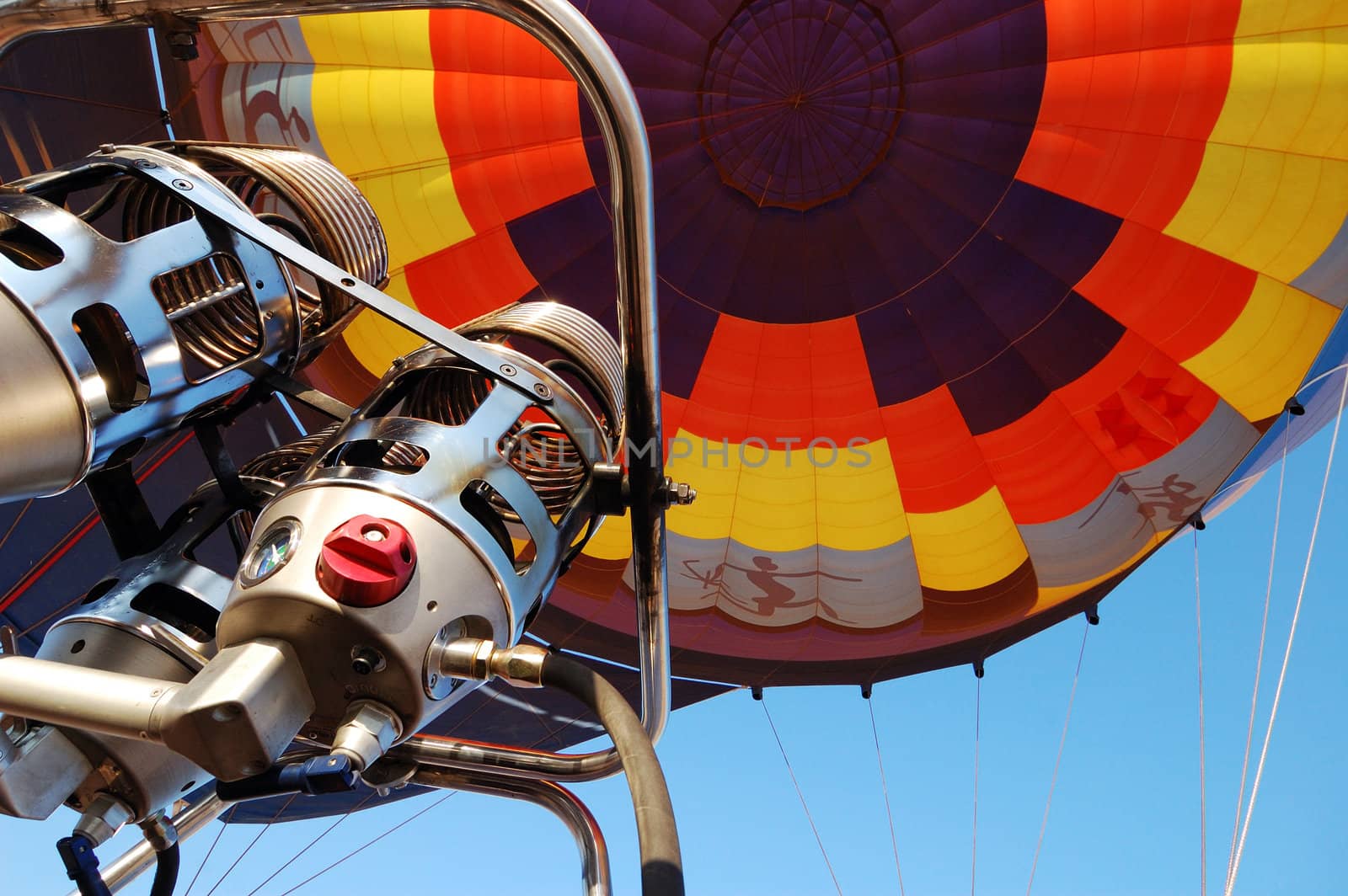 Detail of hot balloon nozzle