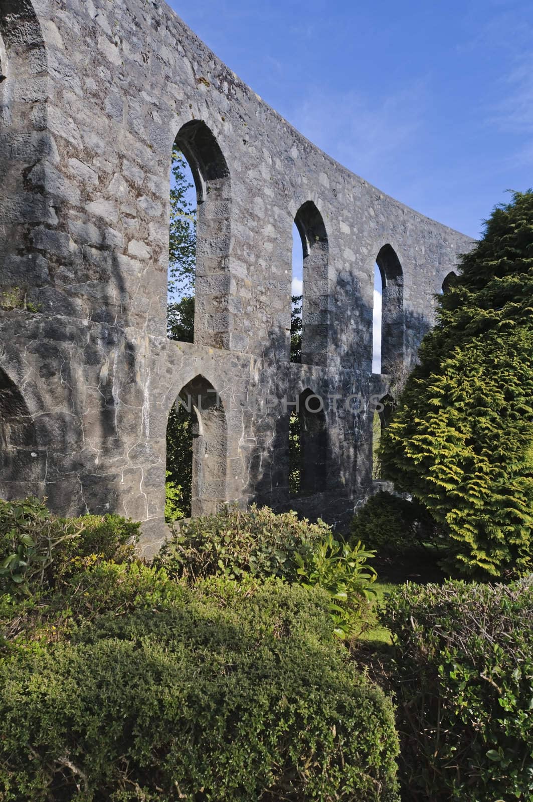McCaigs Tower in the centre of Oban Argyll Scotland