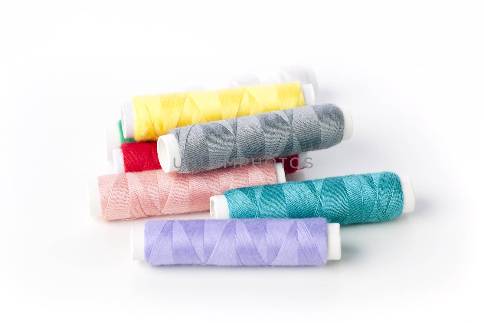 Colorful Thread Spools by charlotteLake