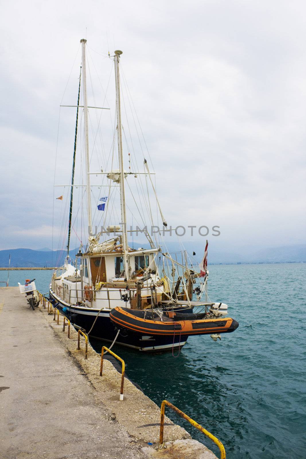 Boat at Nafplion, Greece by shariffc