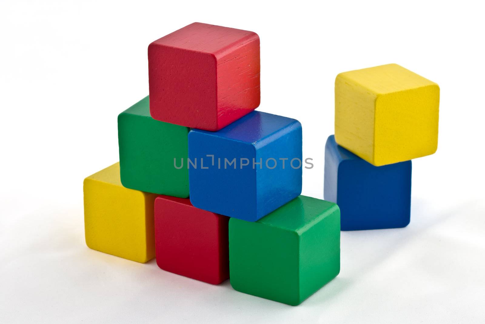 Colorful Building Blocks - Pyramid by lavsen