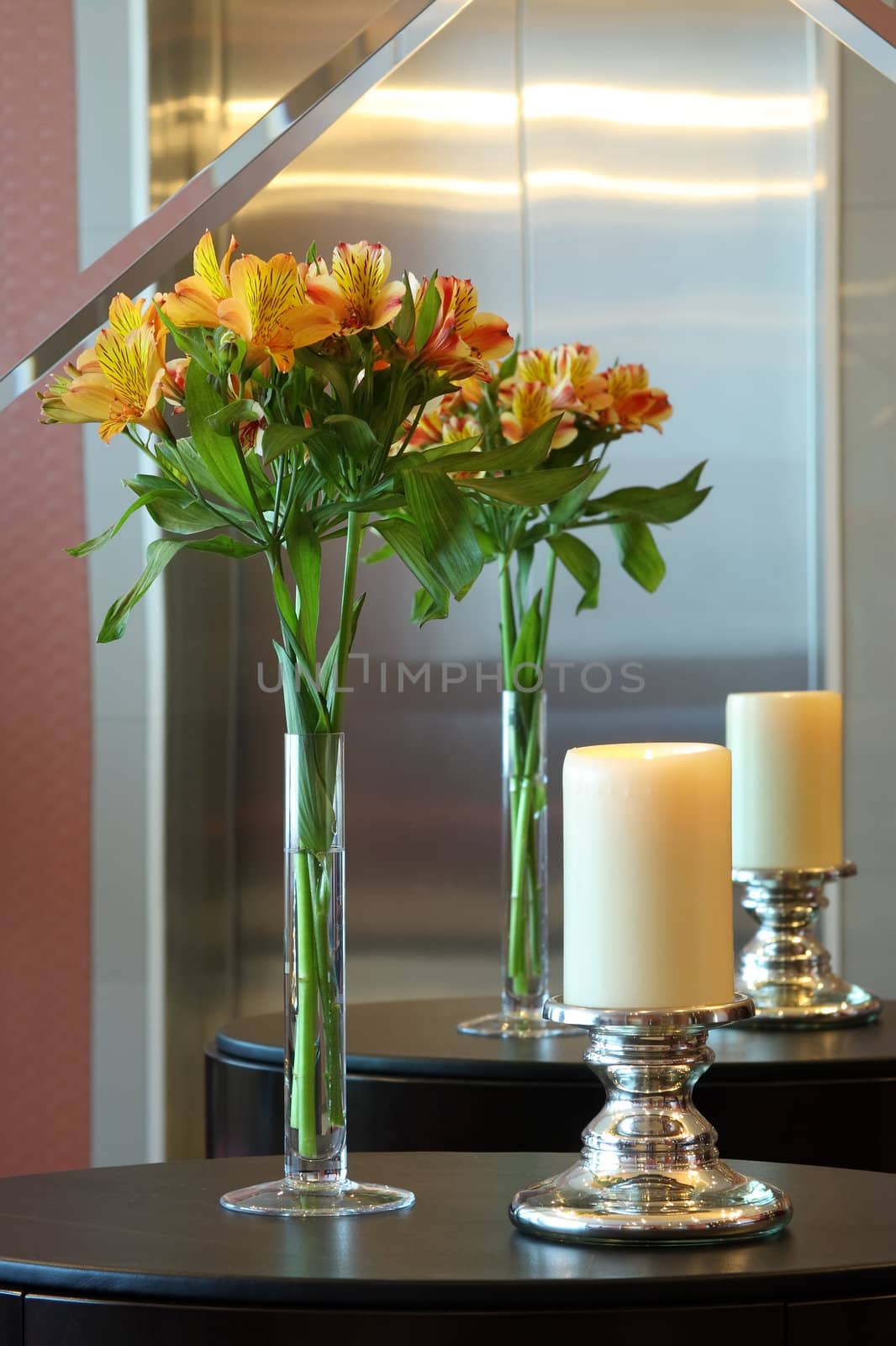 Flower in a vase on a table