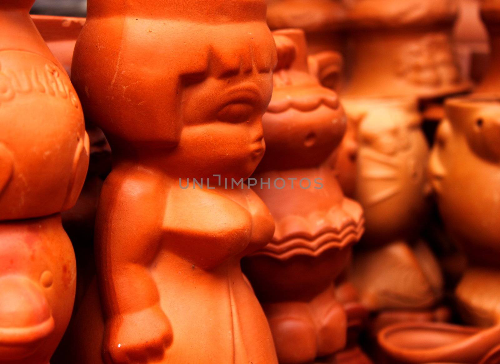 girl in terracotta by narongrat