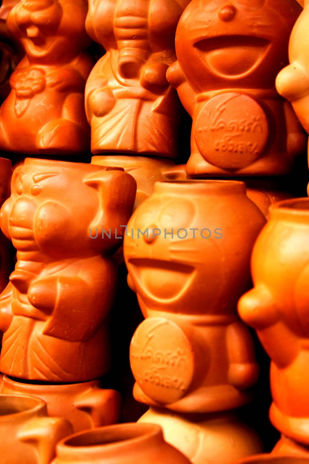 terracotta jar in Thailand