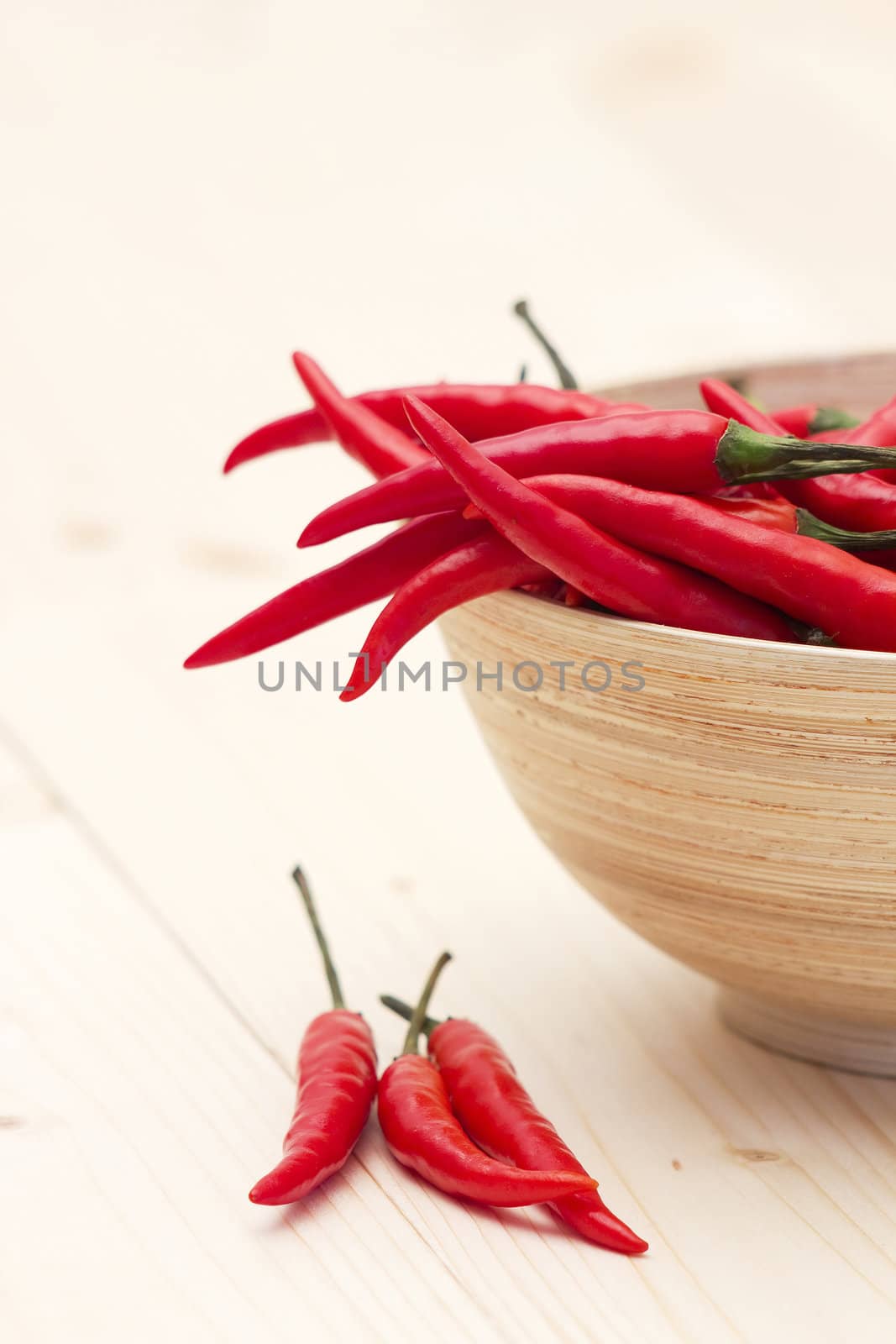 red chili peppers in a bowl