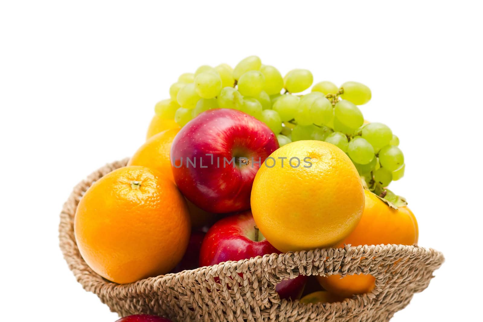 fresh fruits in a basket