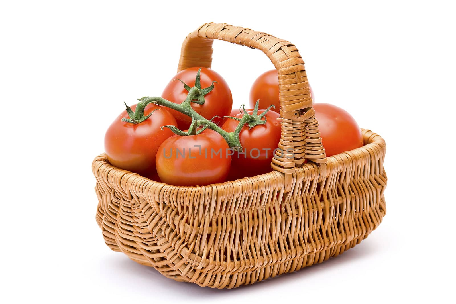 basket full of tomatoes