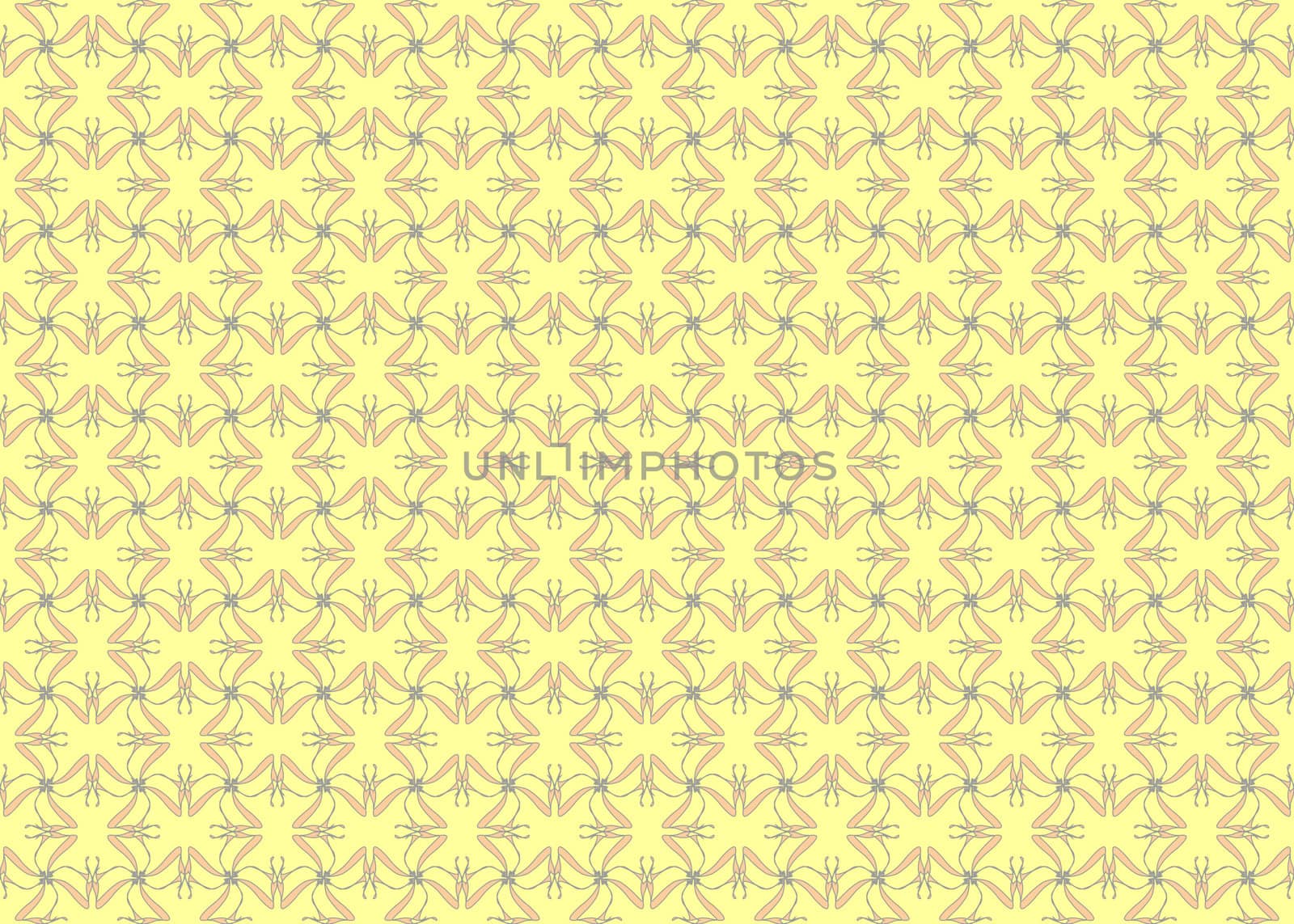 Wallpaper pattern on the yellow background