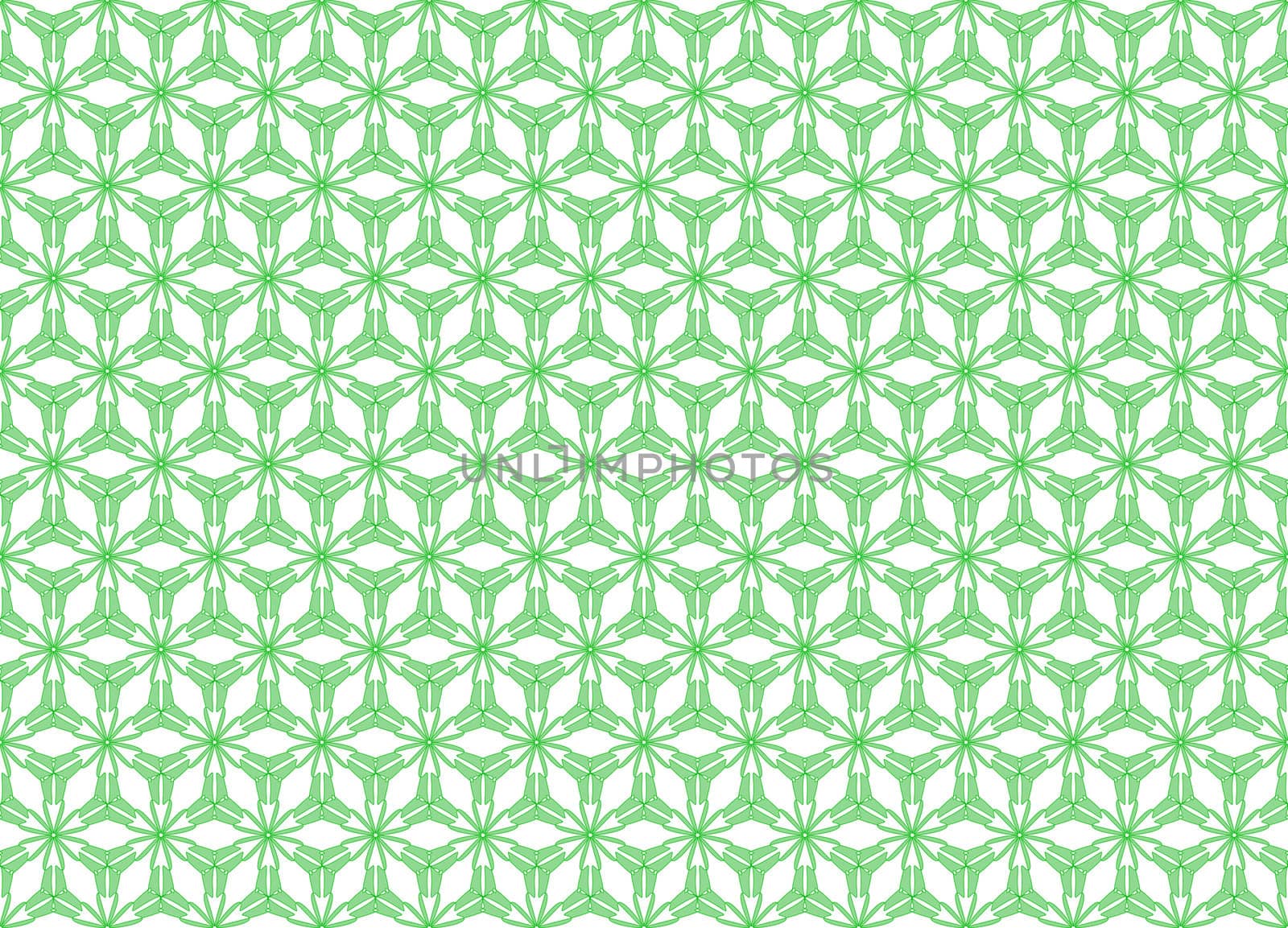 Wallpaper pattern on the white background