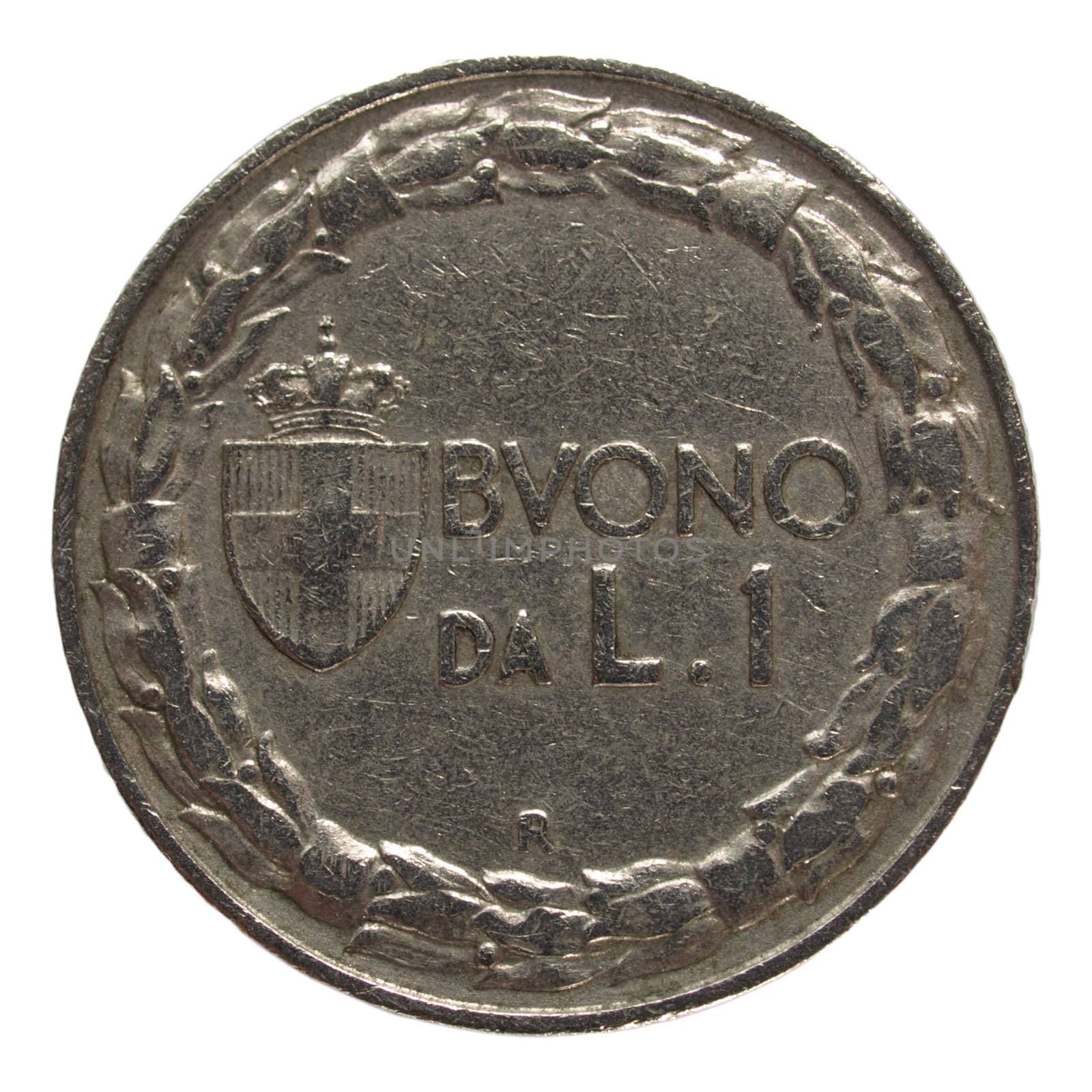 Italian coin by claudiodivizia