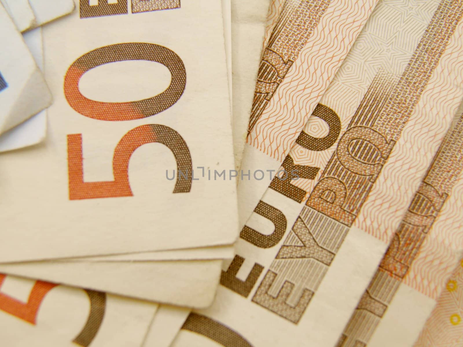 Euro currency - legal tender of the European Union - banknotes and coins