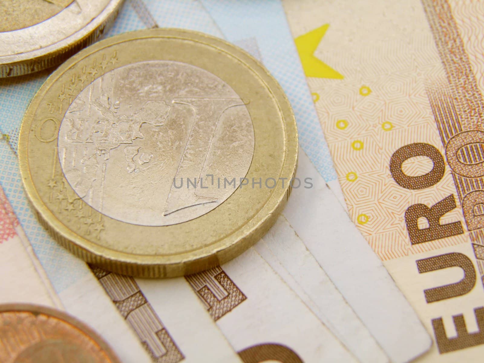 Euro currency - legal tender of the European Union - banknotes and coins