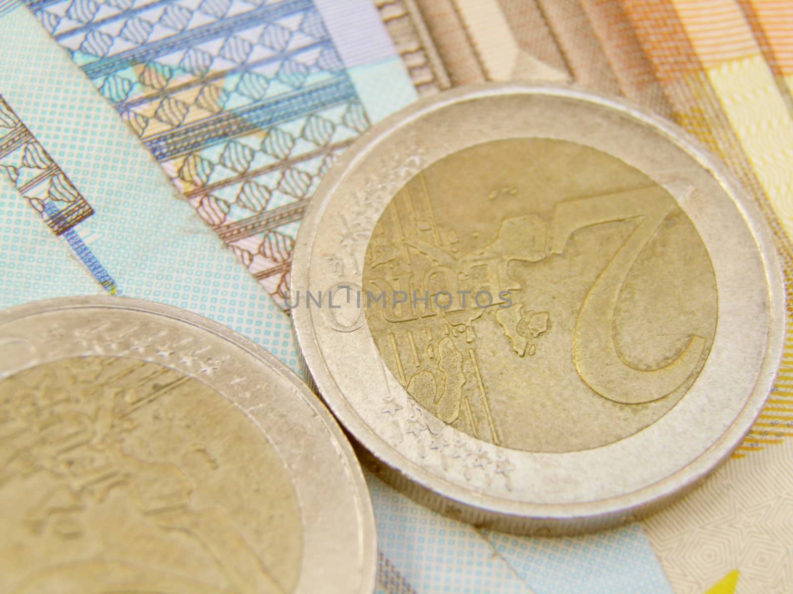Euro currency - legal tender of the European Union - banknotes and coins
