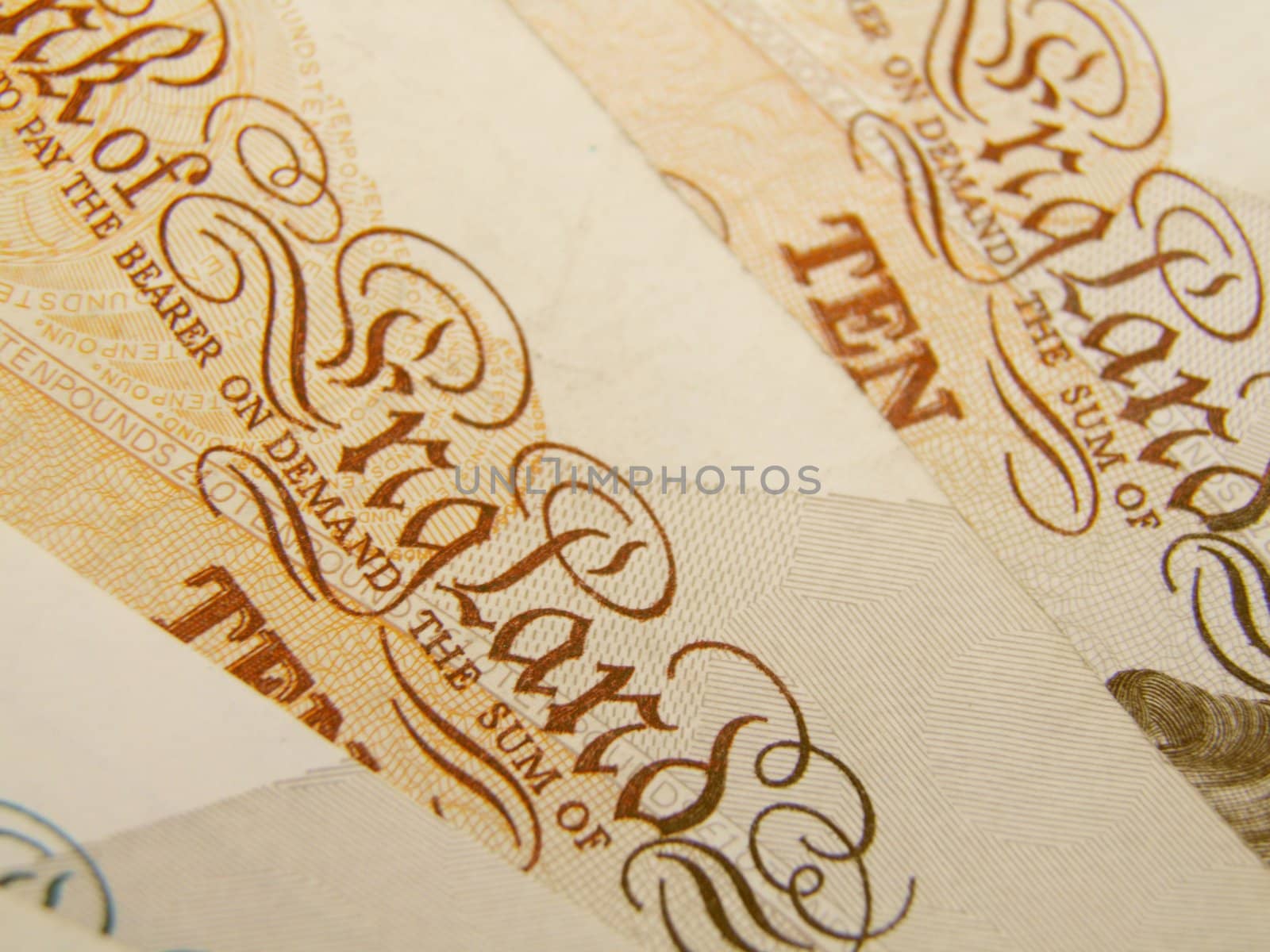 British Sterling pound currency - legal tender of the United Kingdom Union - banknotes and coins