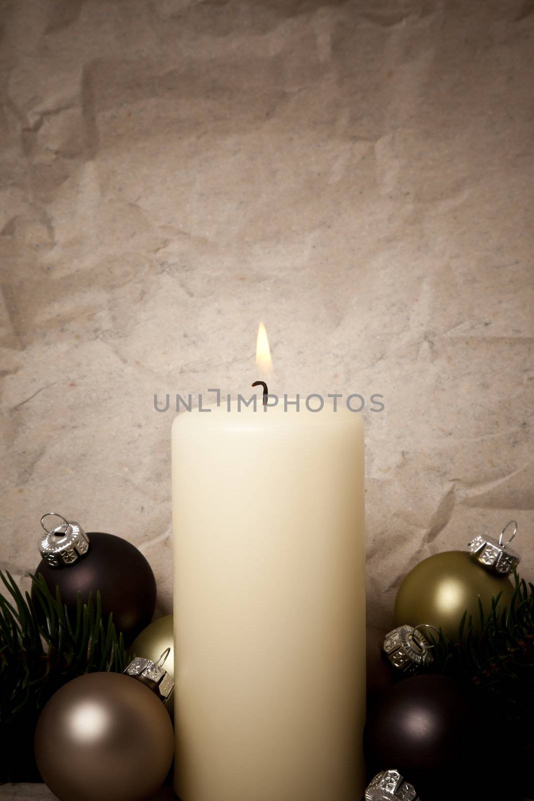 An image of a nice christmas candle background