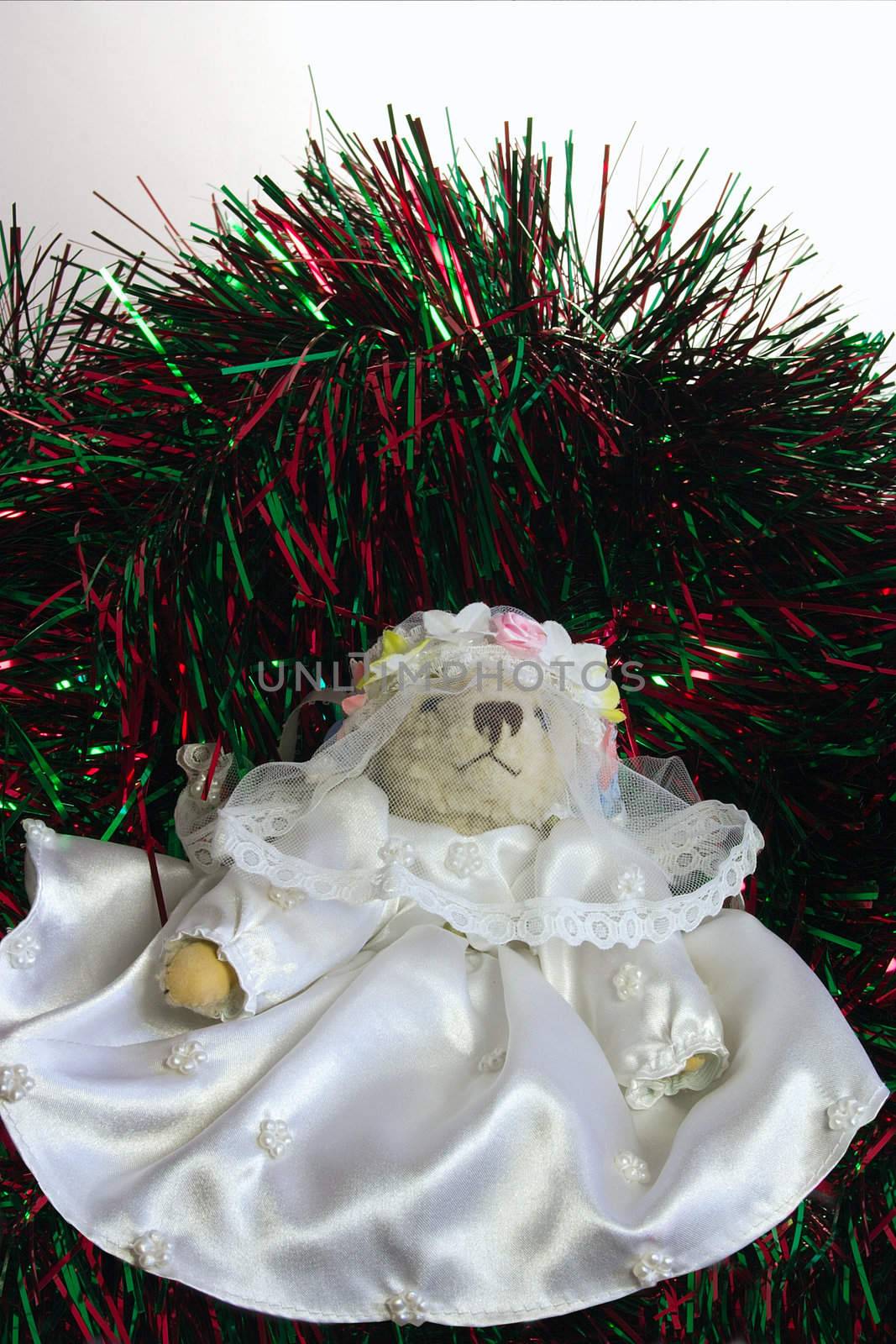 christmas bride teddy by leafy