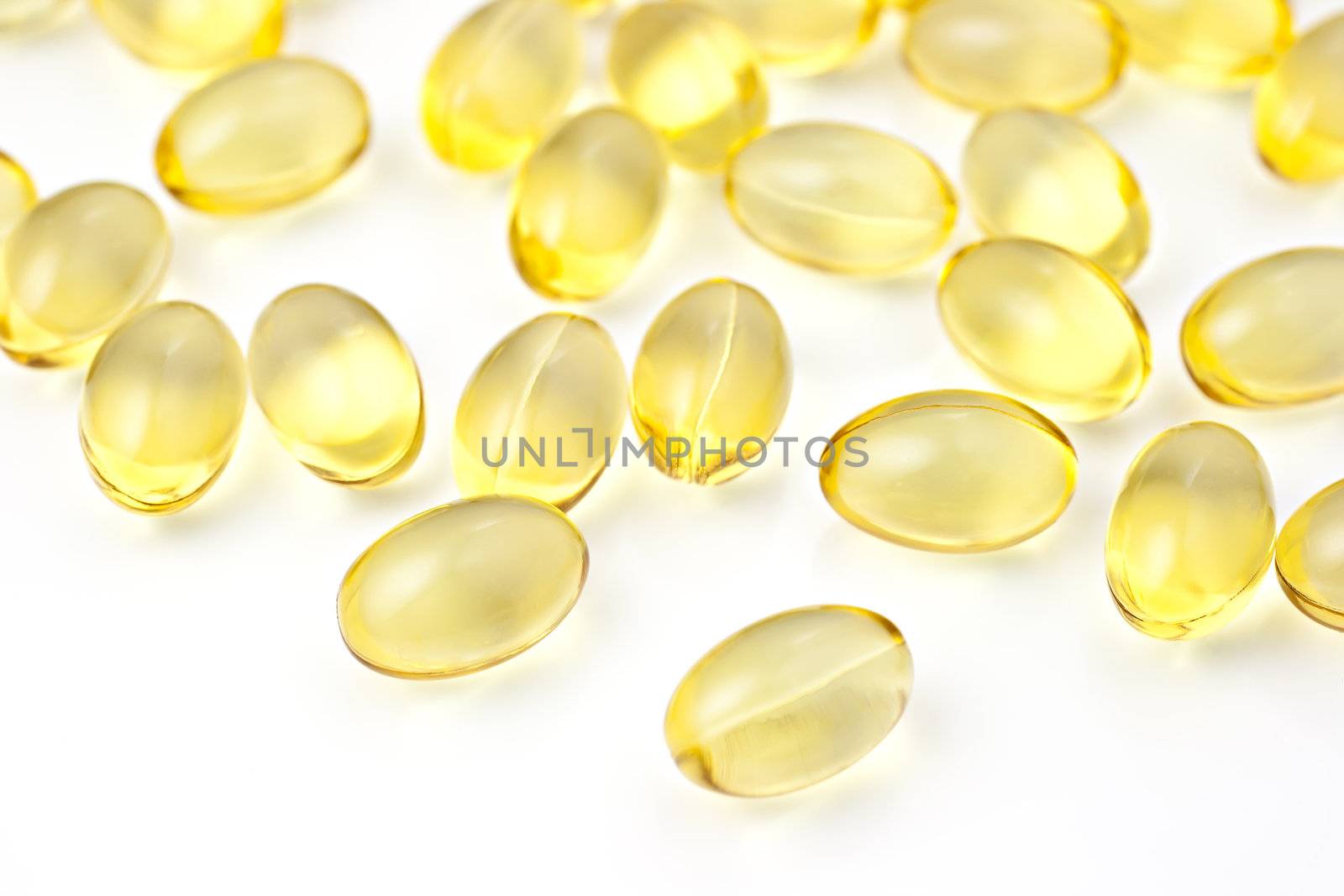 Gel vitamin supplement capsules. by gitusik