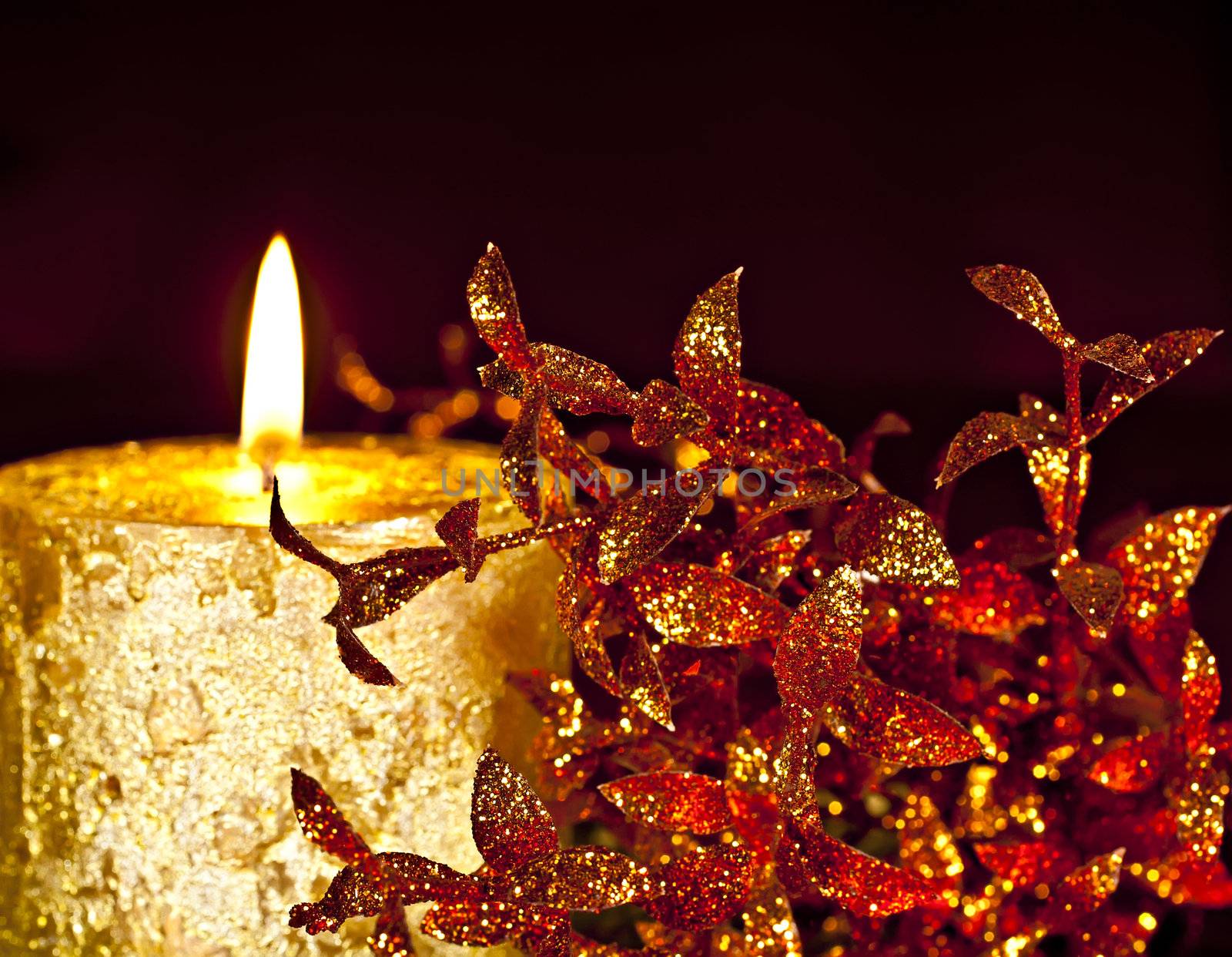 Gold Candle. by gitusik
