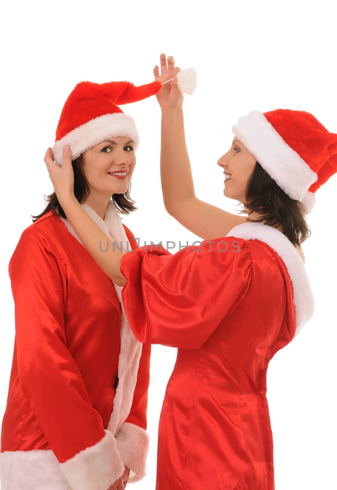 two women santa by uriy2007