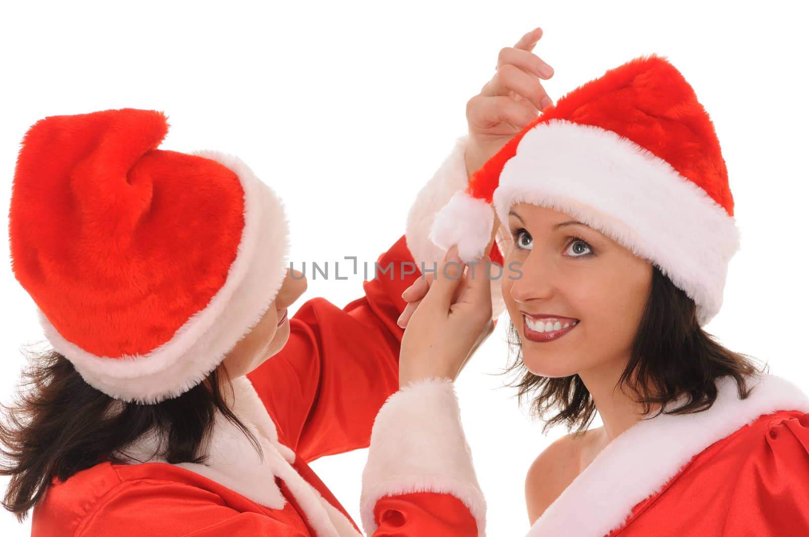 two women santa by uriy2007