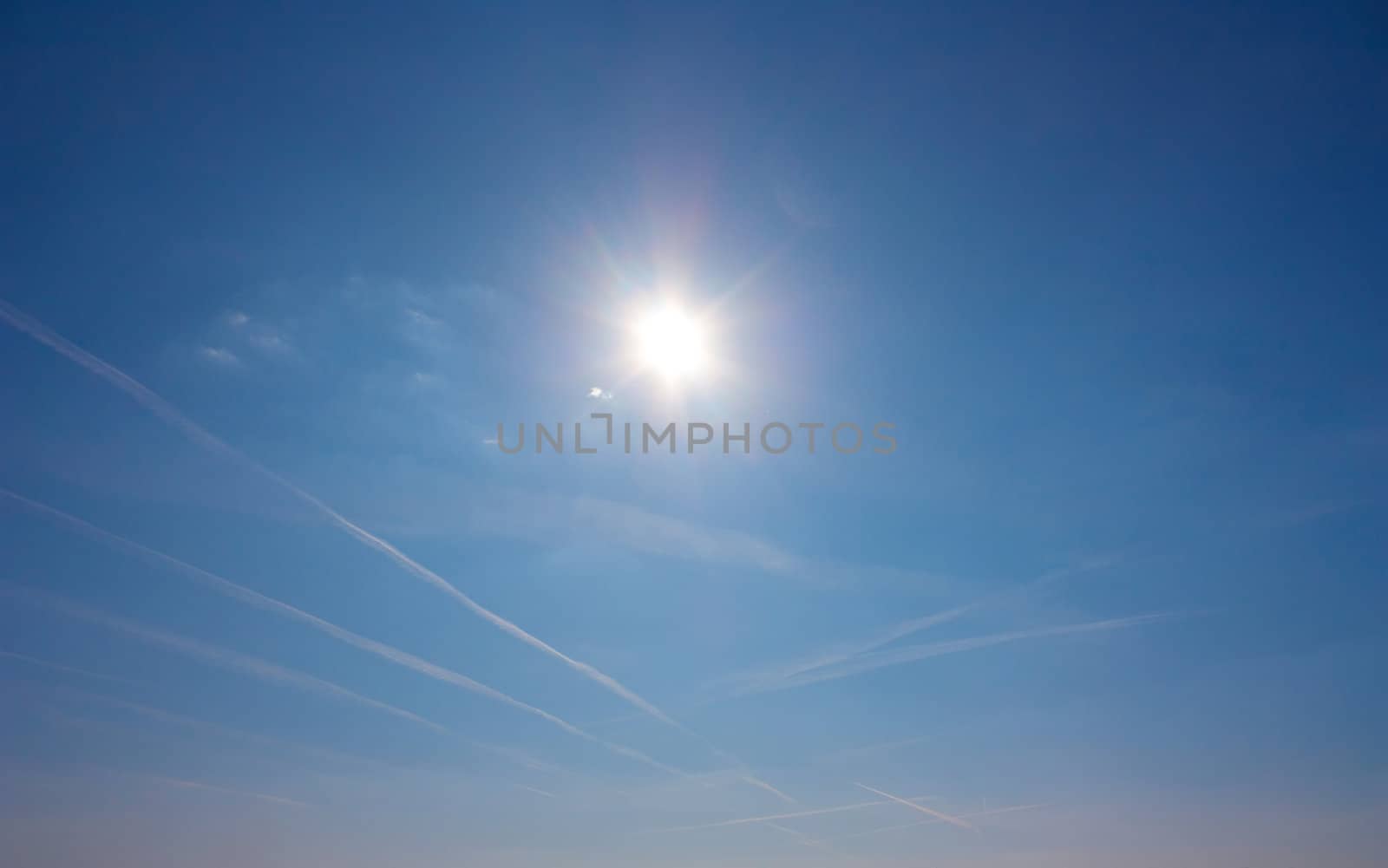 blue sky, natural sun