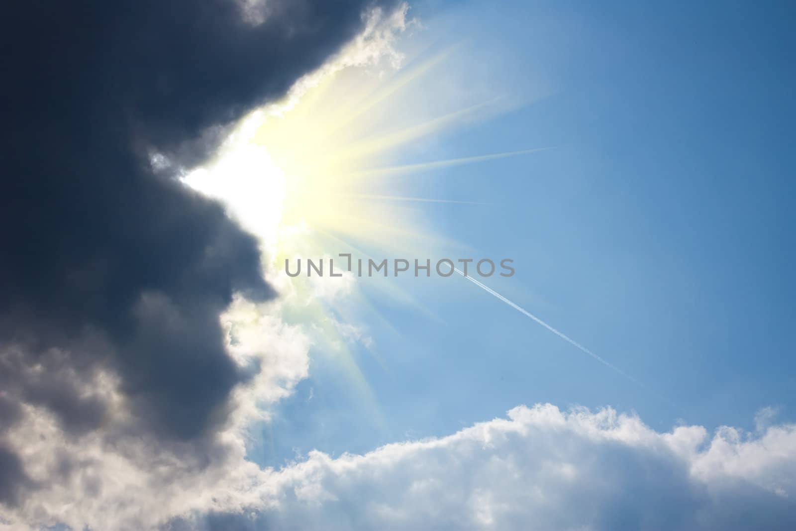 blue sky background