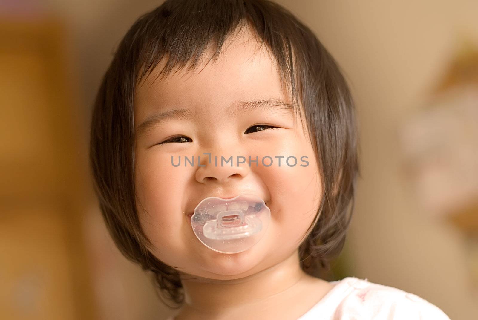 asia baby smile by elwynn