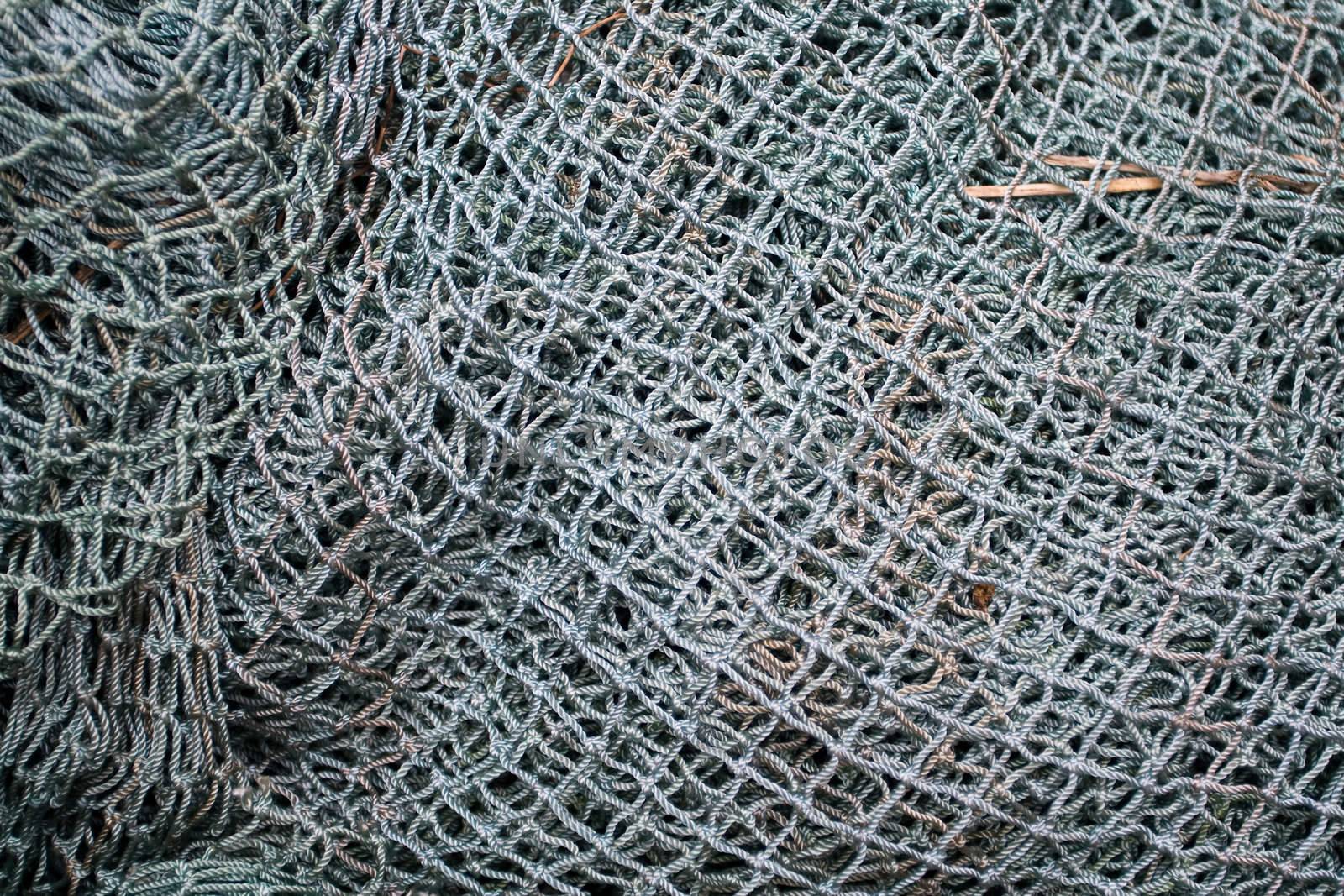 Fishing net background by ints