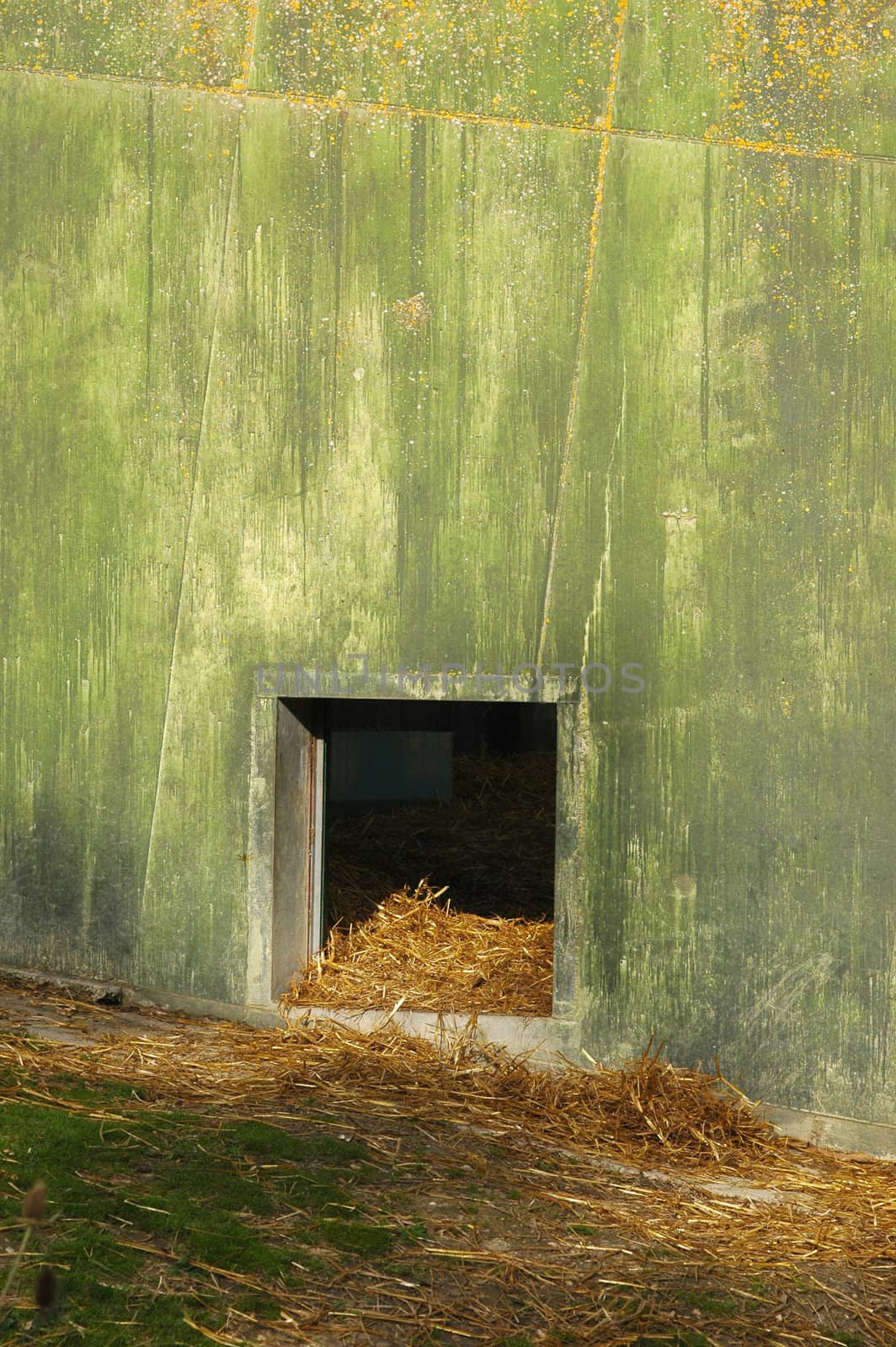 empty animal enclosure in a wildlife park