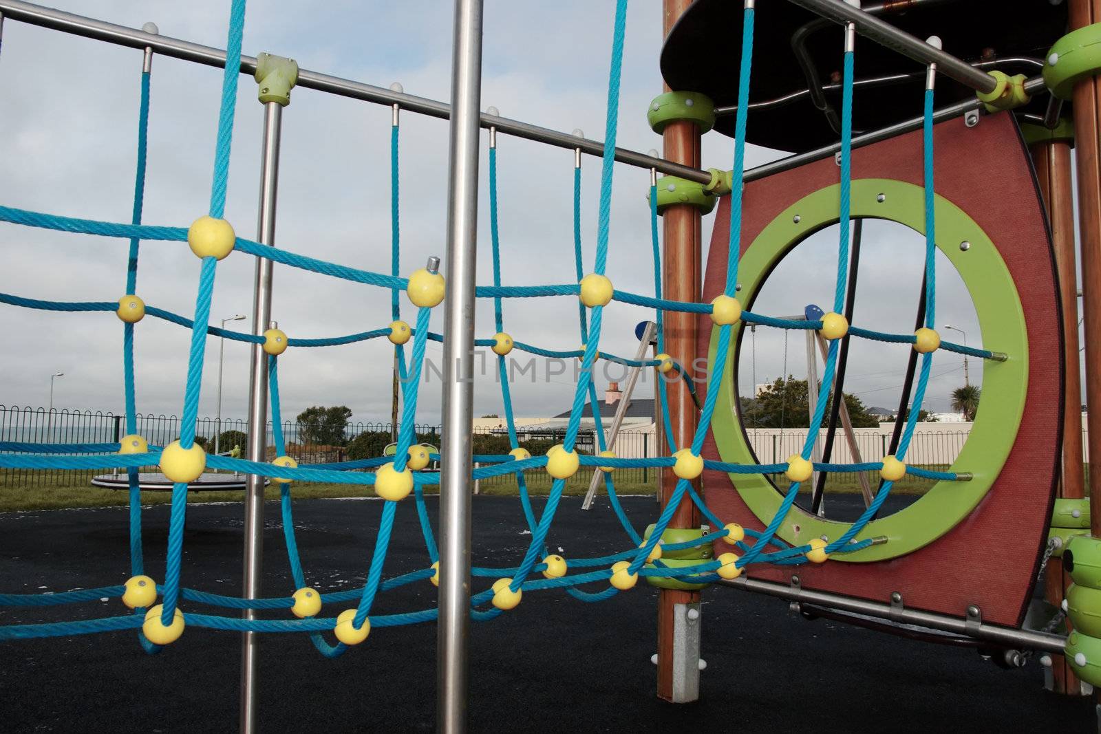 playground at the seaside resort of ballybunion ireland