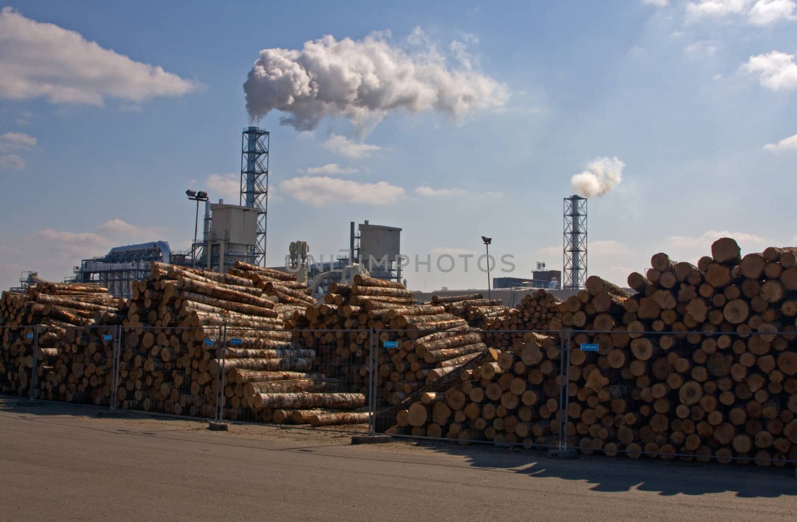 Smoke from a pipe manufacturing