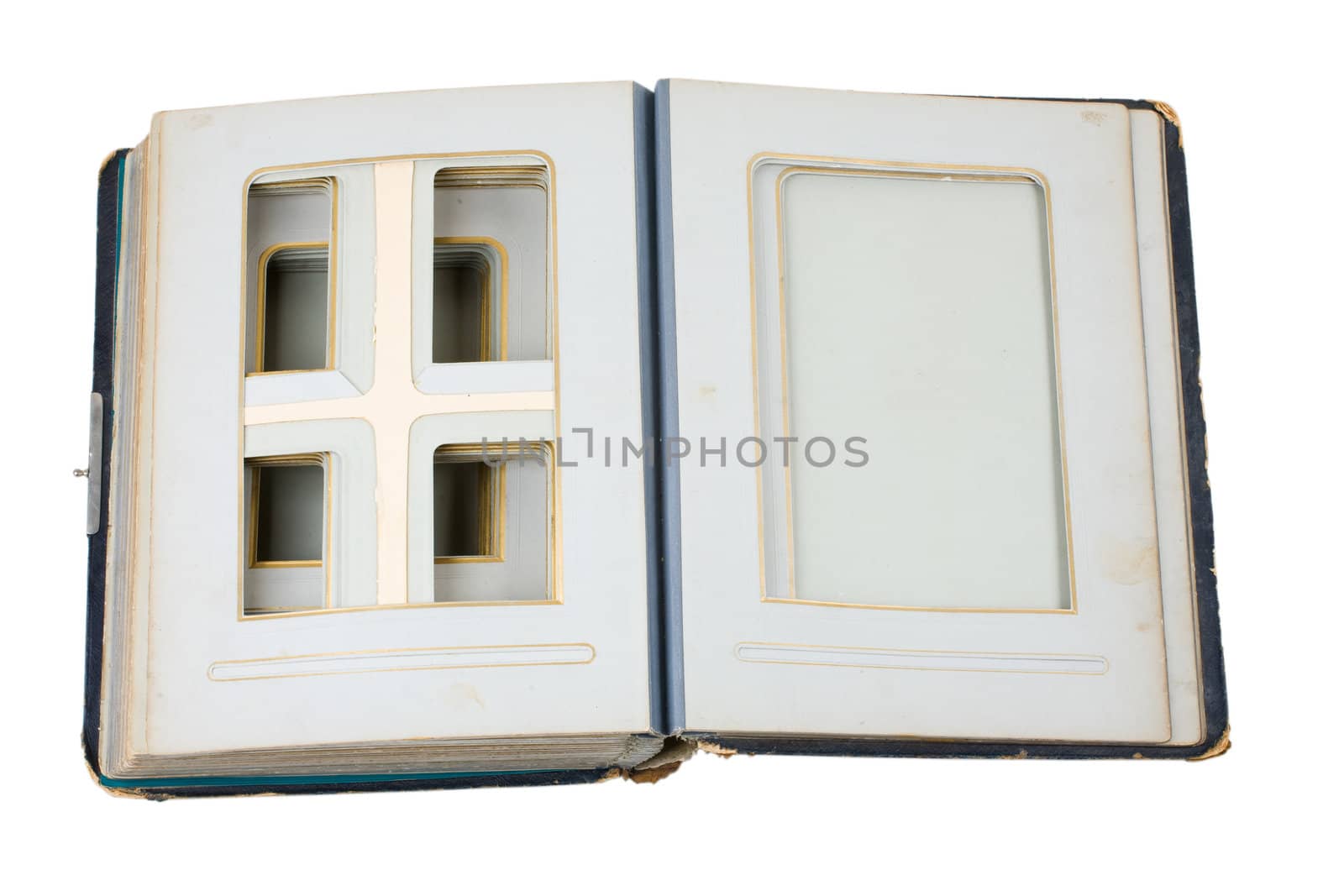 old photoalbum opened