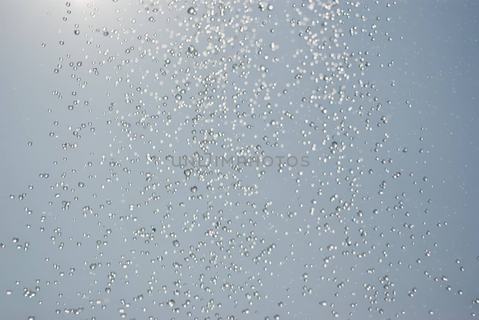 The photo water flowing in the shower