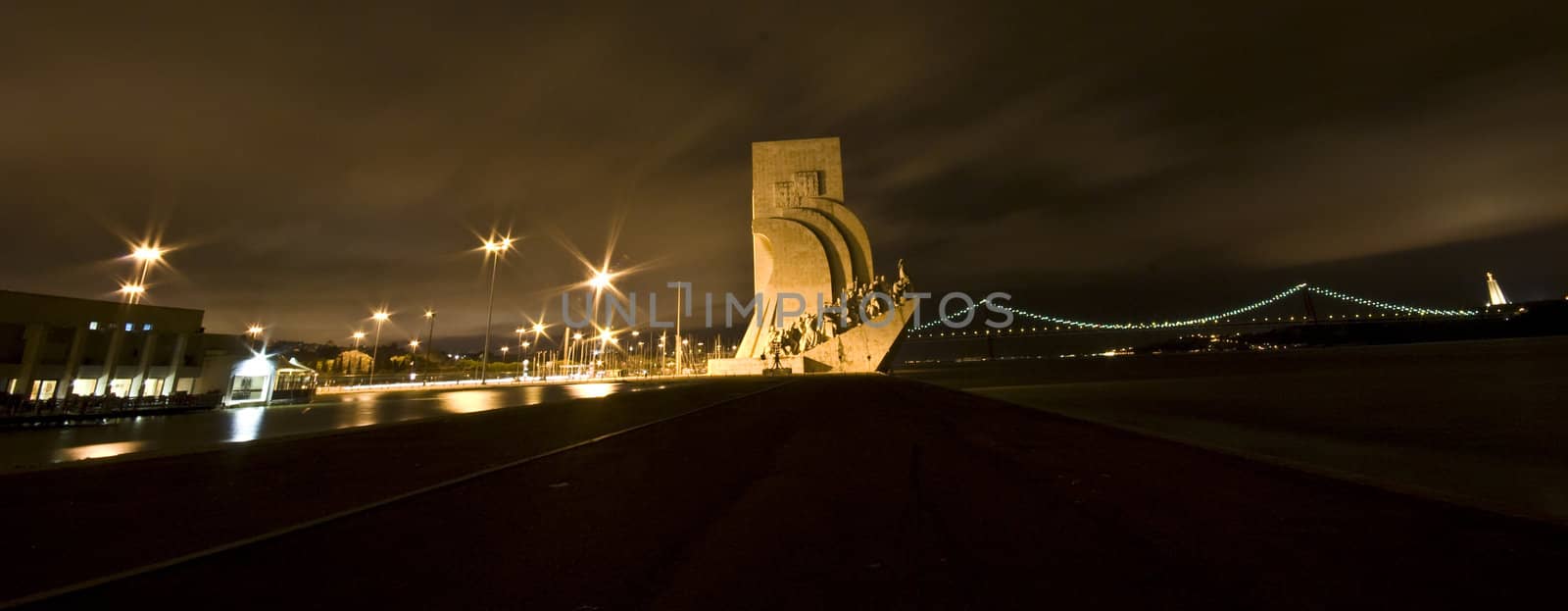 famous monumemt for the discoveries in Belem