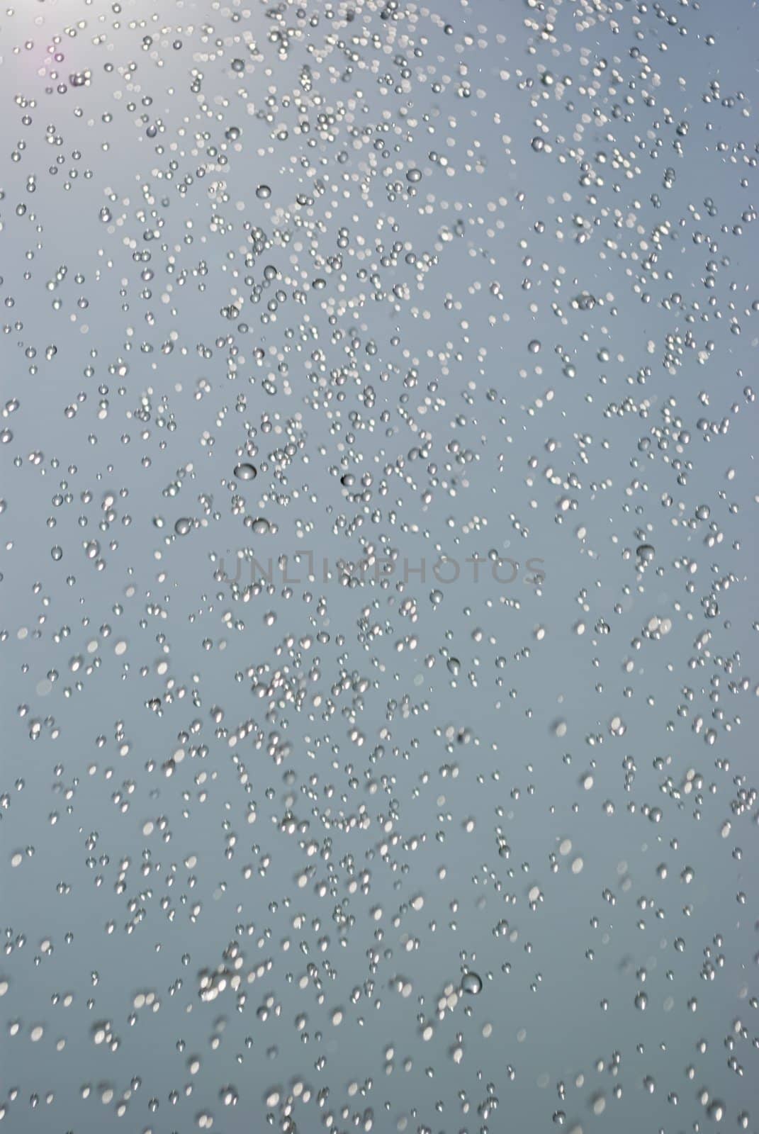 The photo water flowing in the shower
