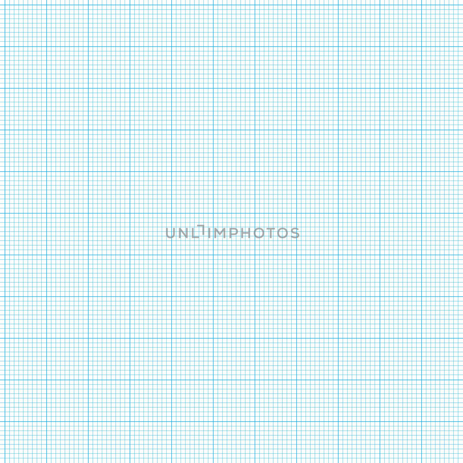 blue grid graph paper with various size lines