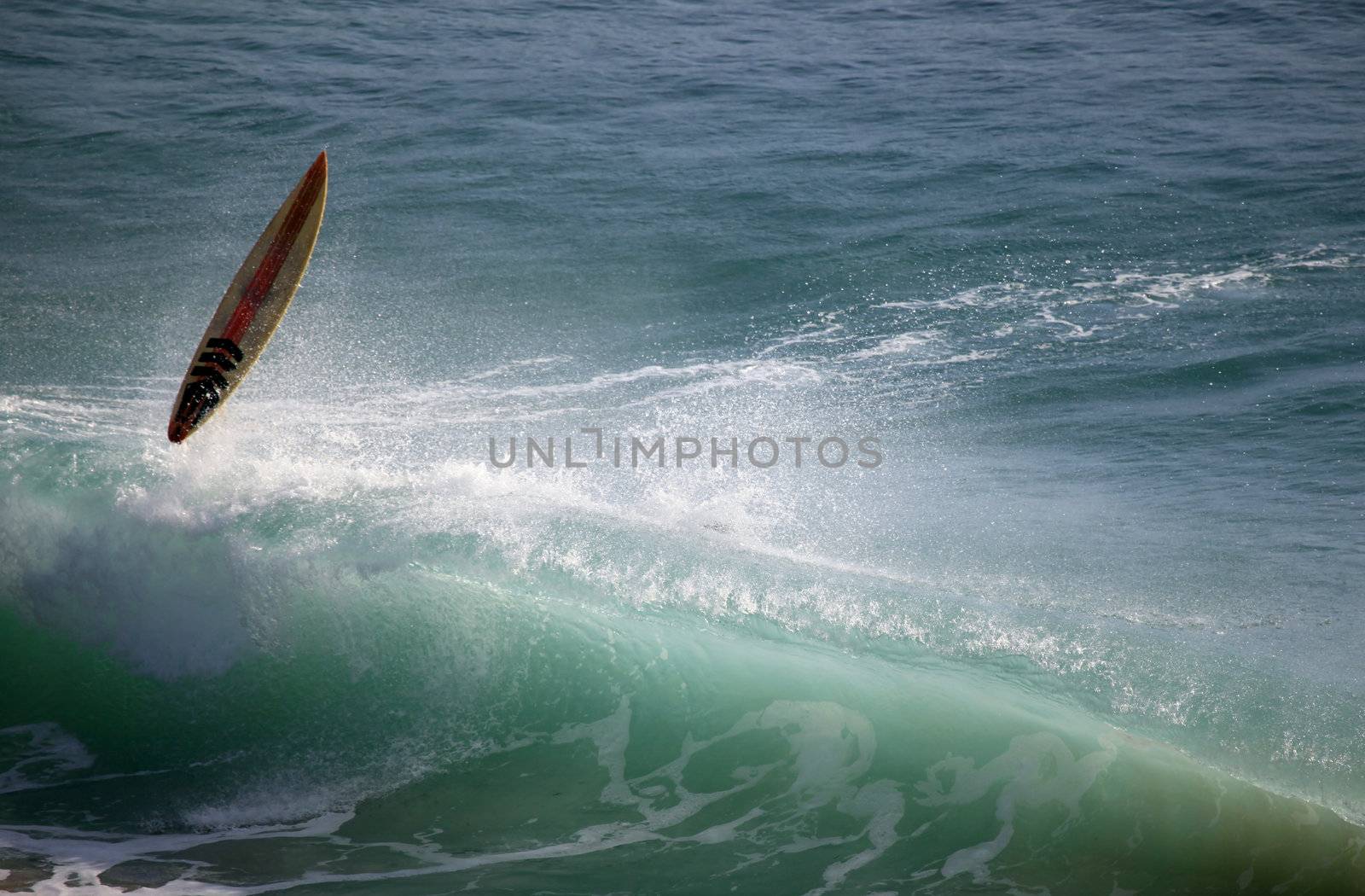 Big wave crashes on to the shore. Indian ocean