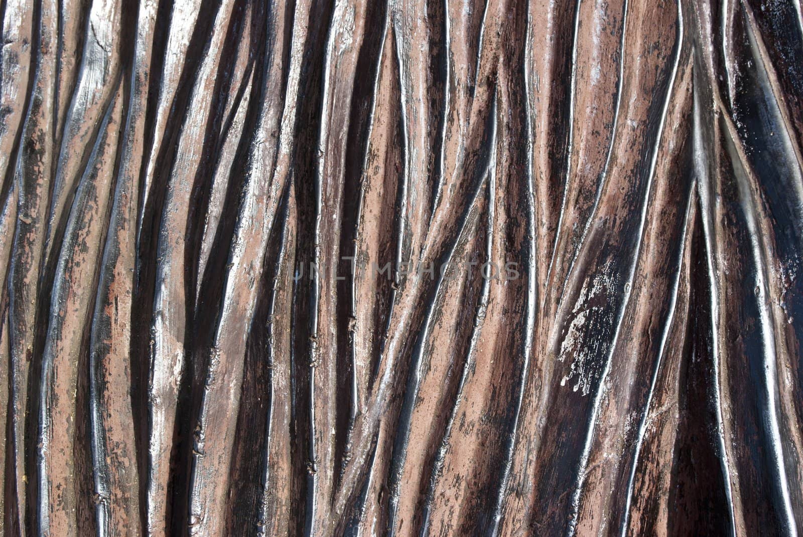 Photo of the texture of rusty painted metal