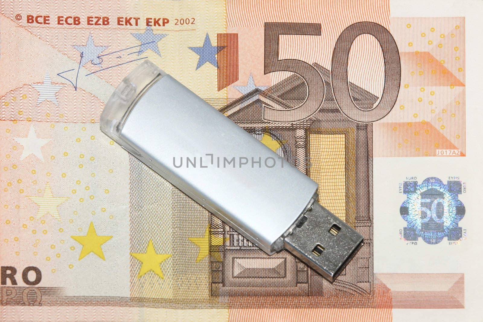 Fifty Euro Banknote by monner