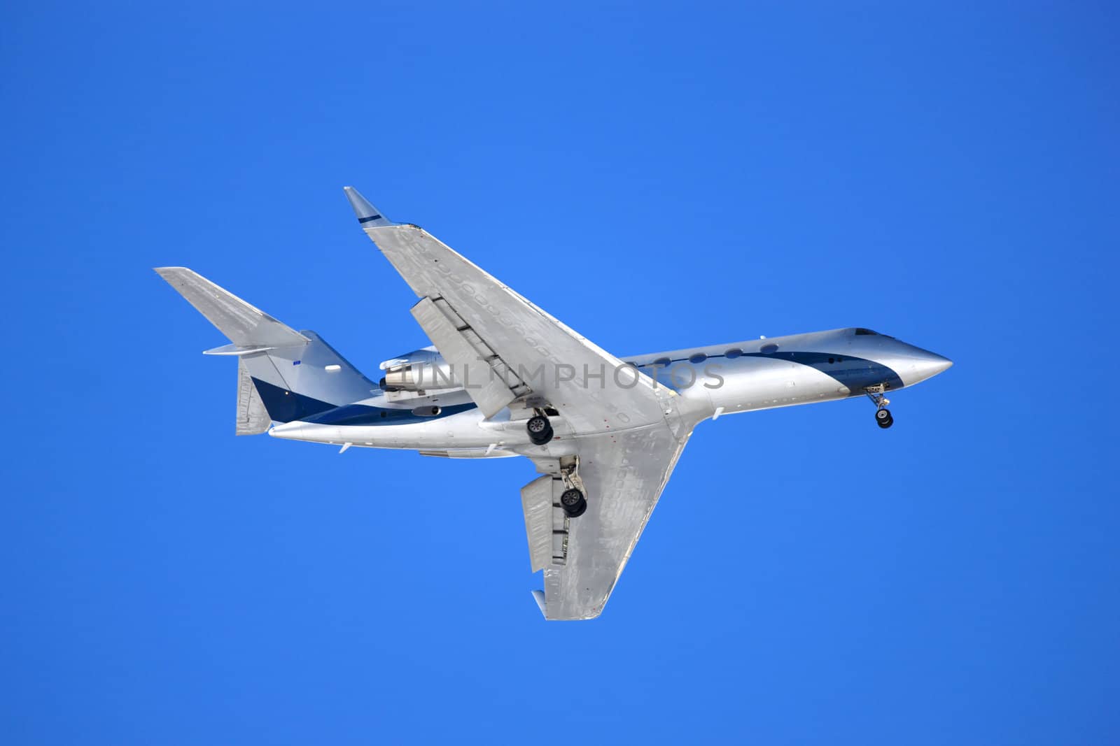 Aeroplane on a blue background by monner