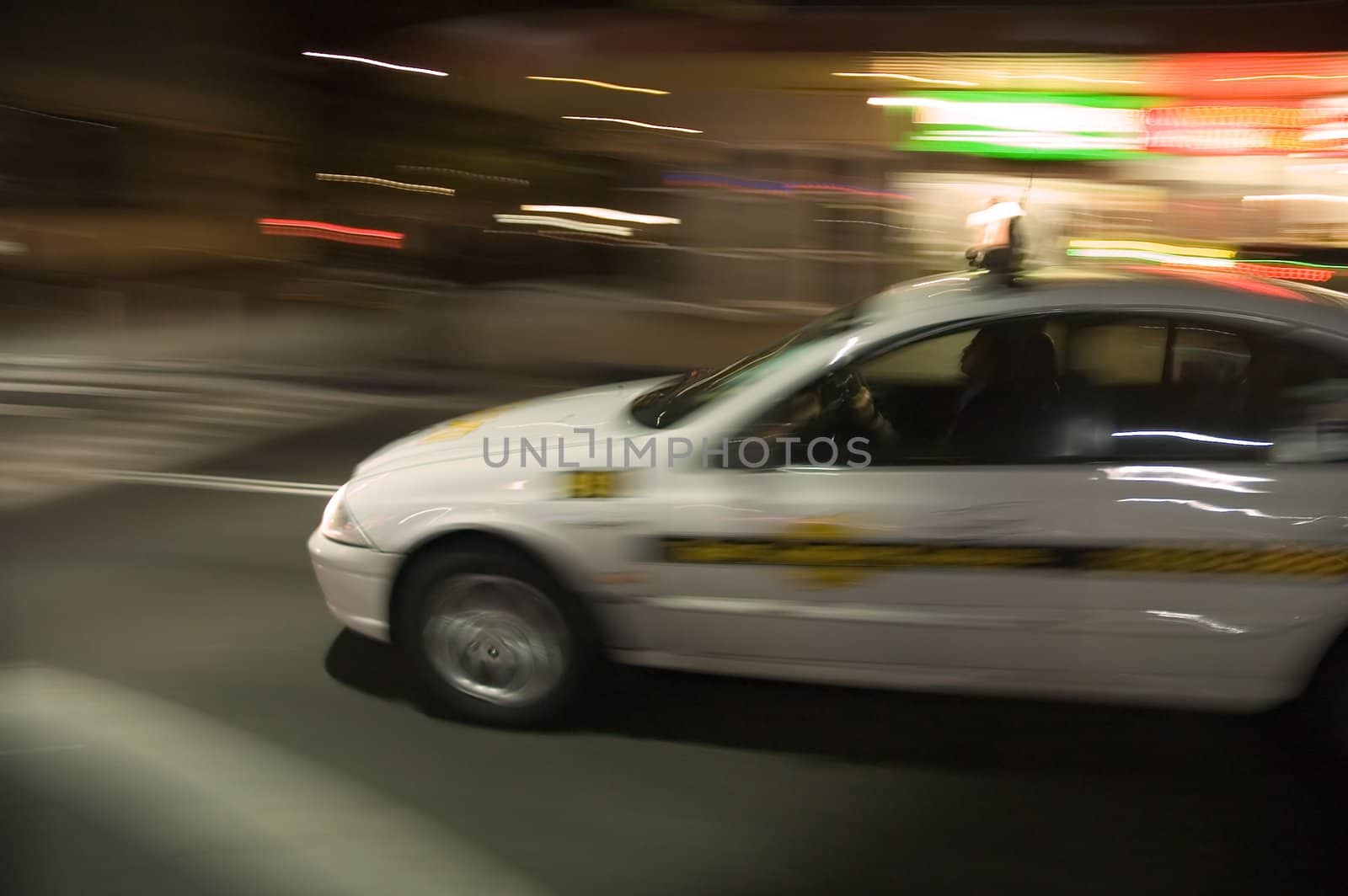 speeding taxi by rorem