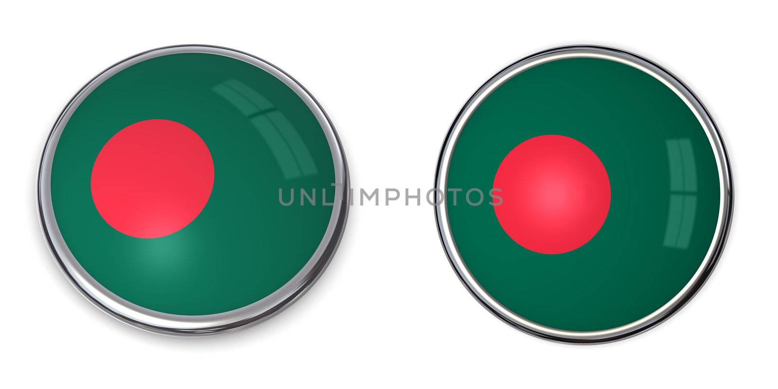 button style banner in 3D of Bangladesh