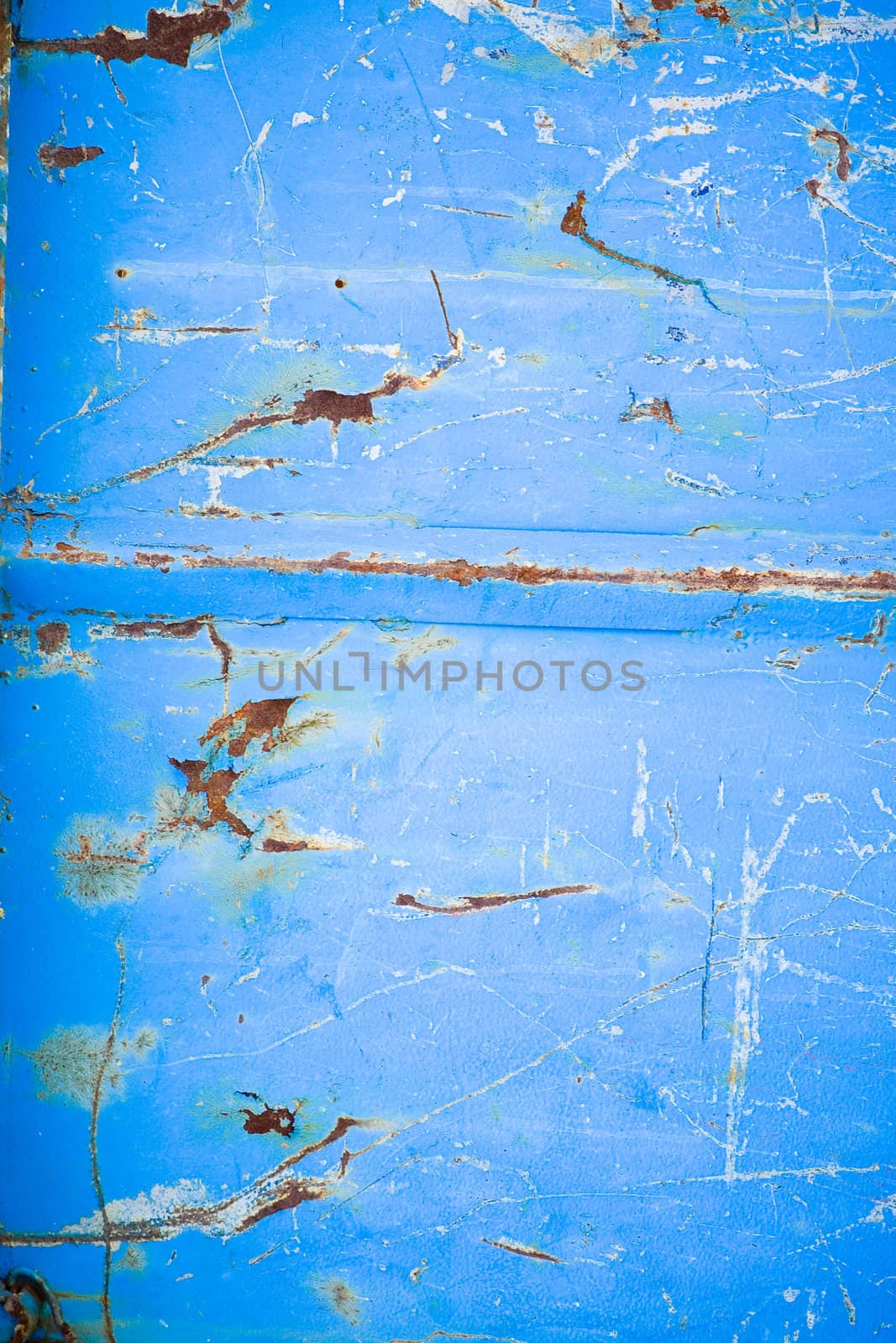 Grunge, rusty, blue background, good for textures.