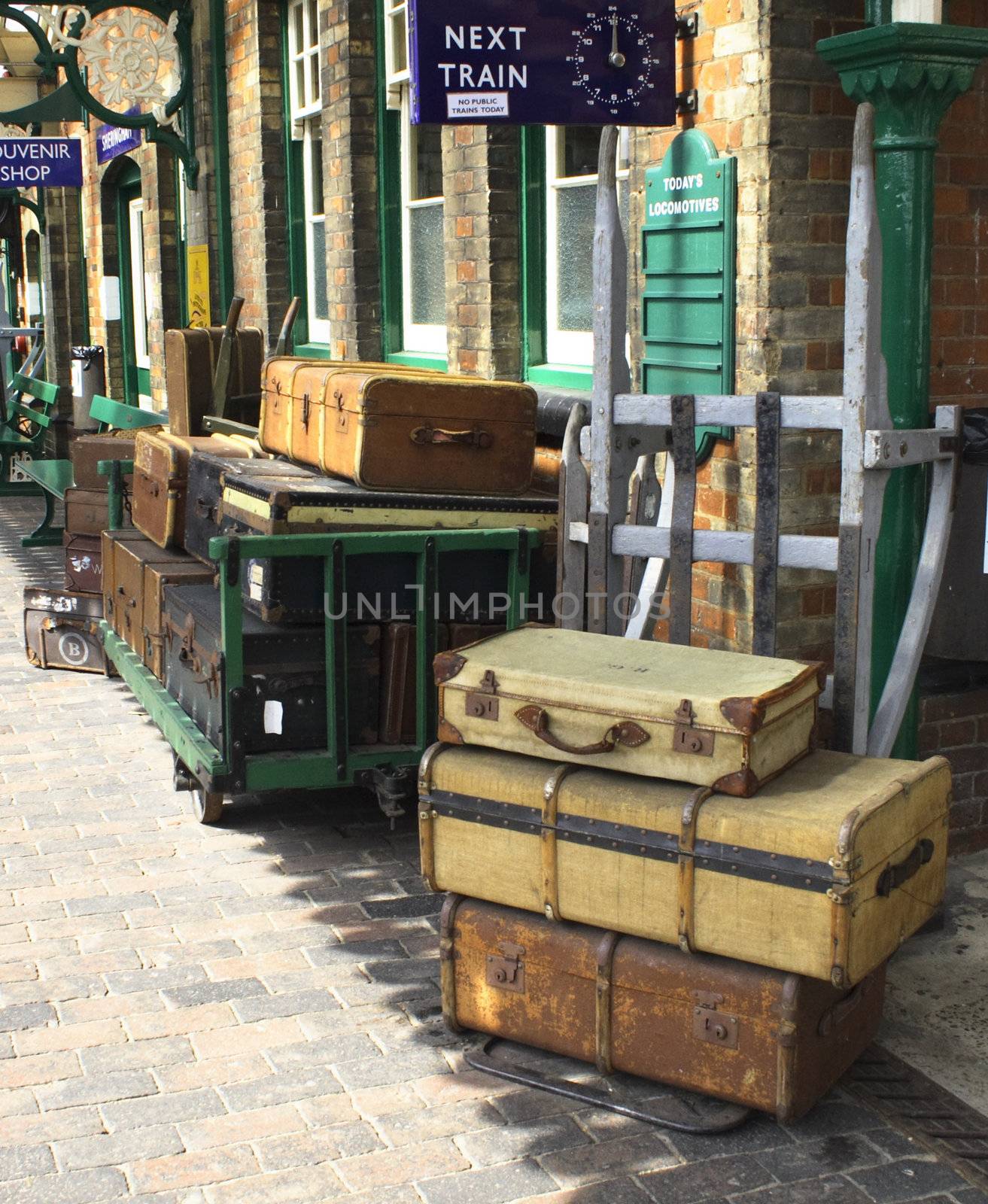 trunks and cases on trolleys and sack trucks by leafy