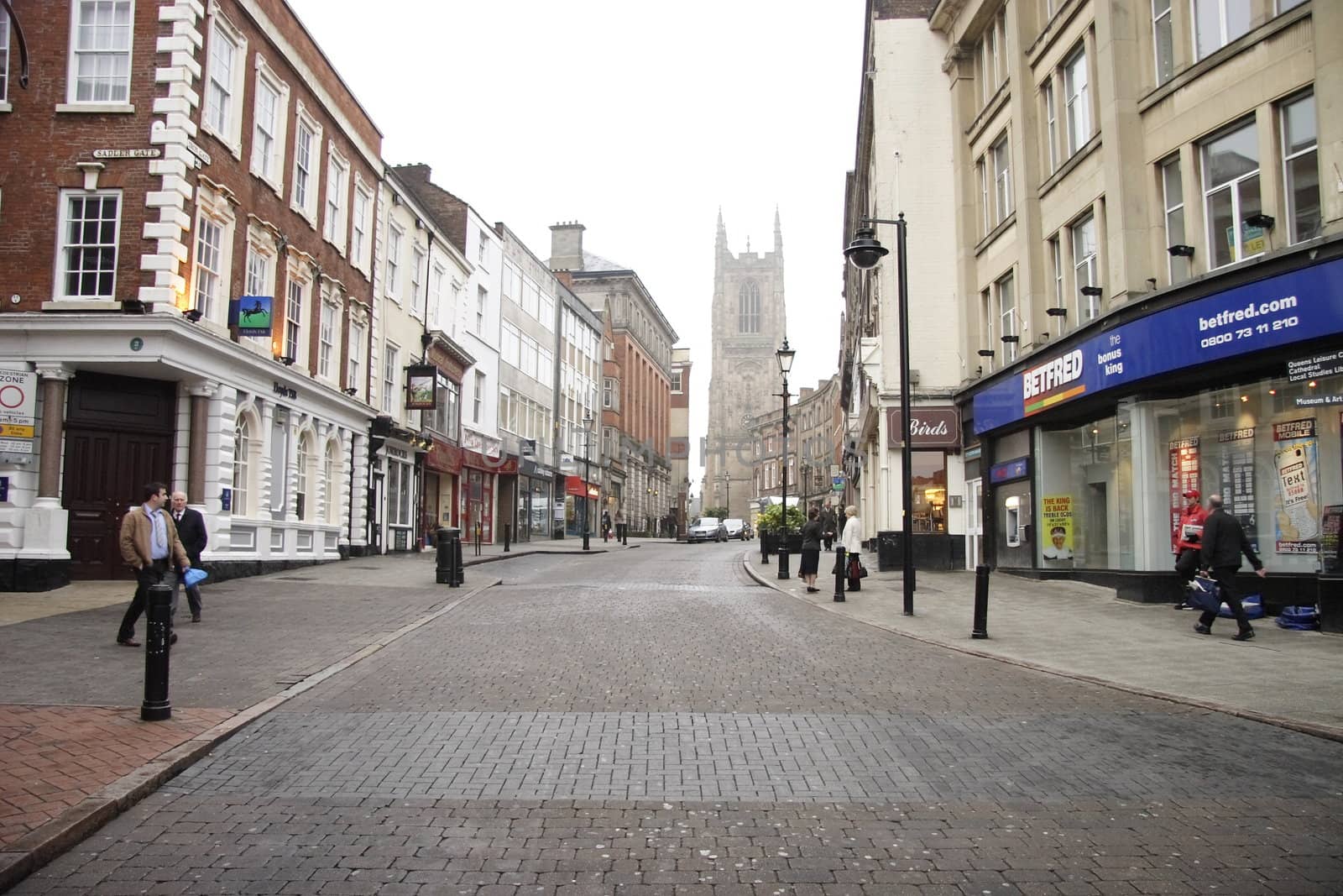 Derby city centre  by leafy