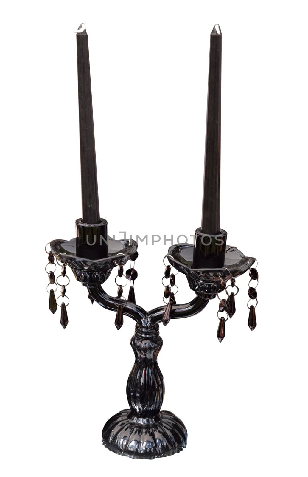 Black Candlesticks with Black Candles  by MargoJH