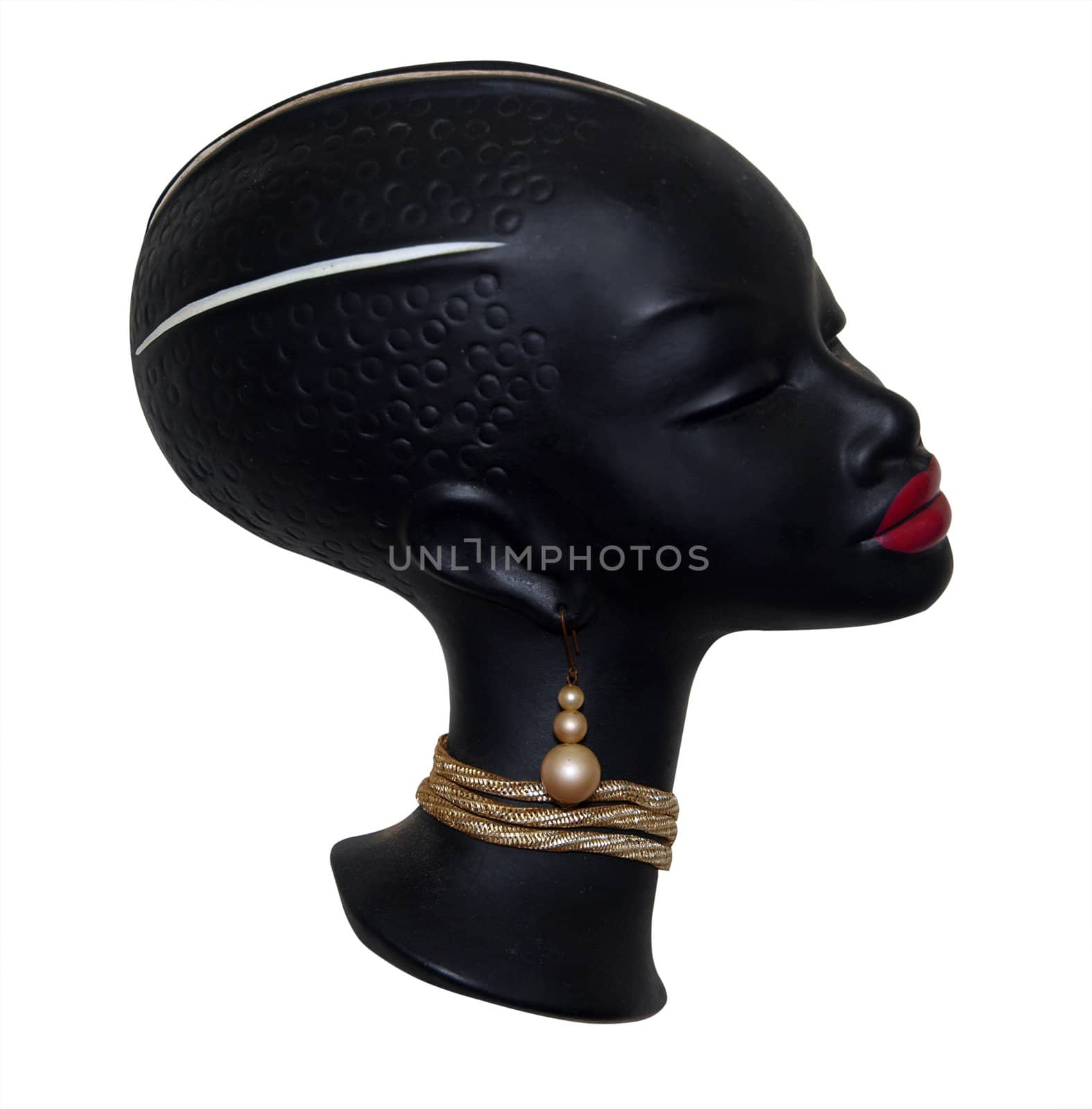 Ornament Head isolated with clipping path           