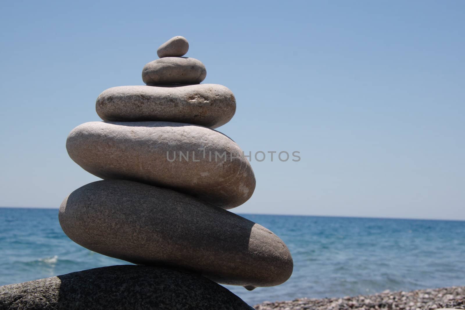 Stones on the seashore