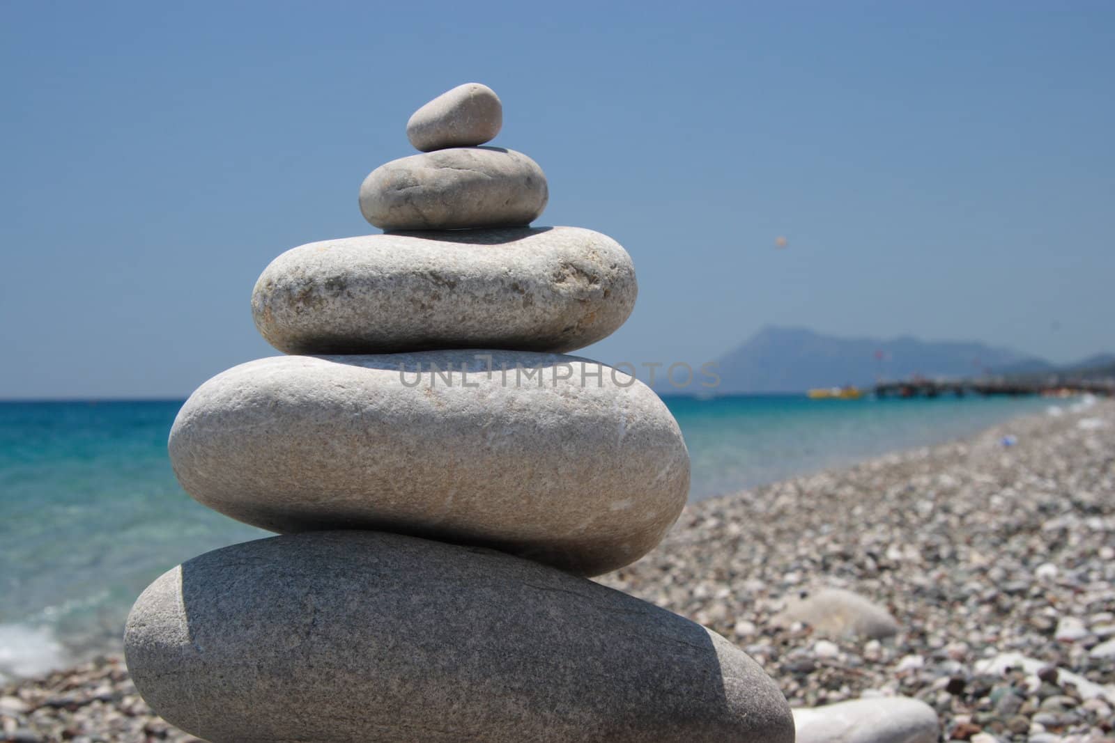 Stones on the seashore