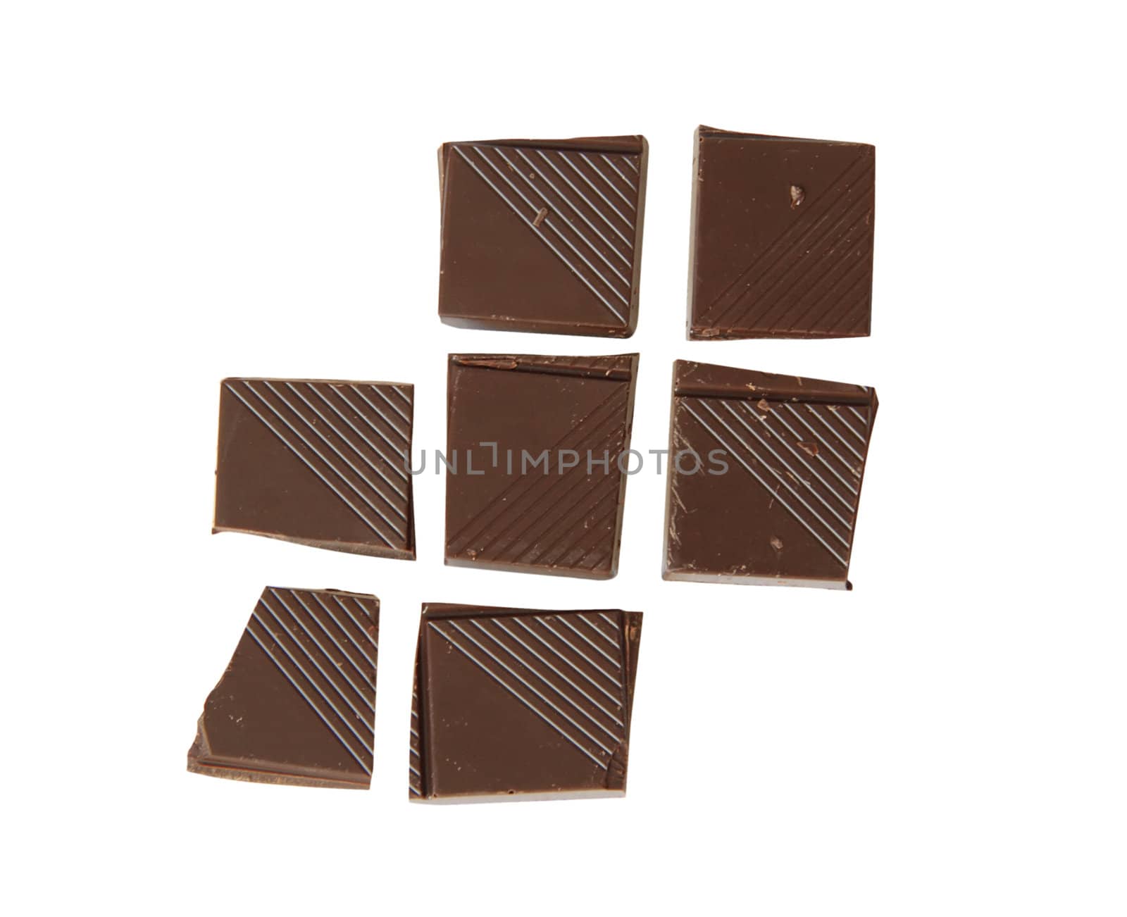 Chocolate pieces